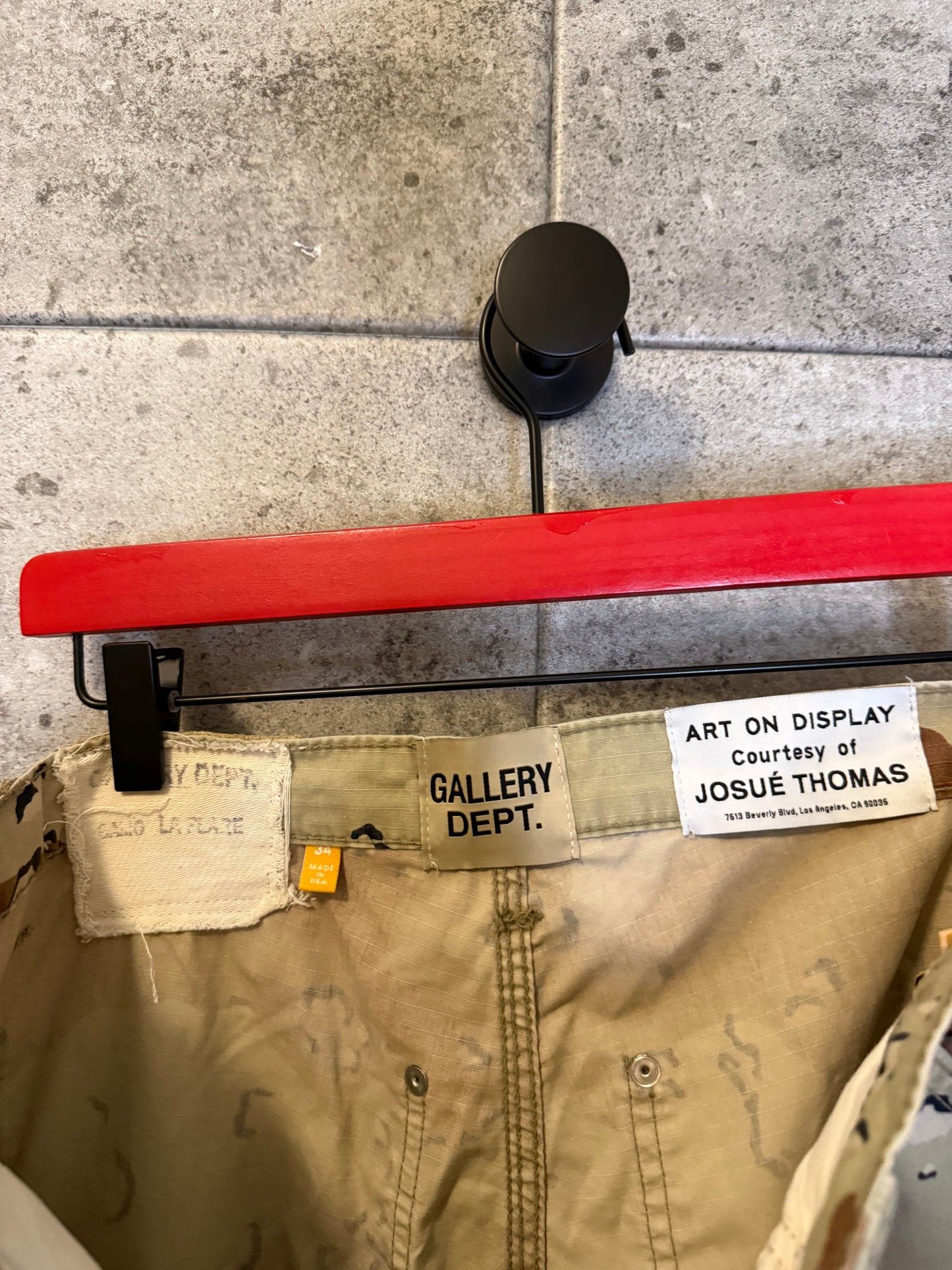 Gallery dept chocolate chip flare pants