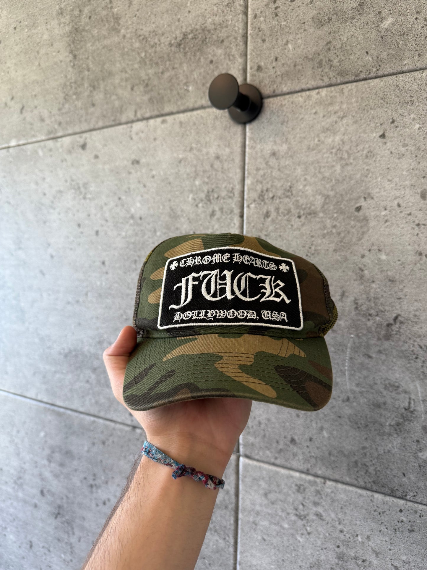 Chrome hearts fuck trucker hat