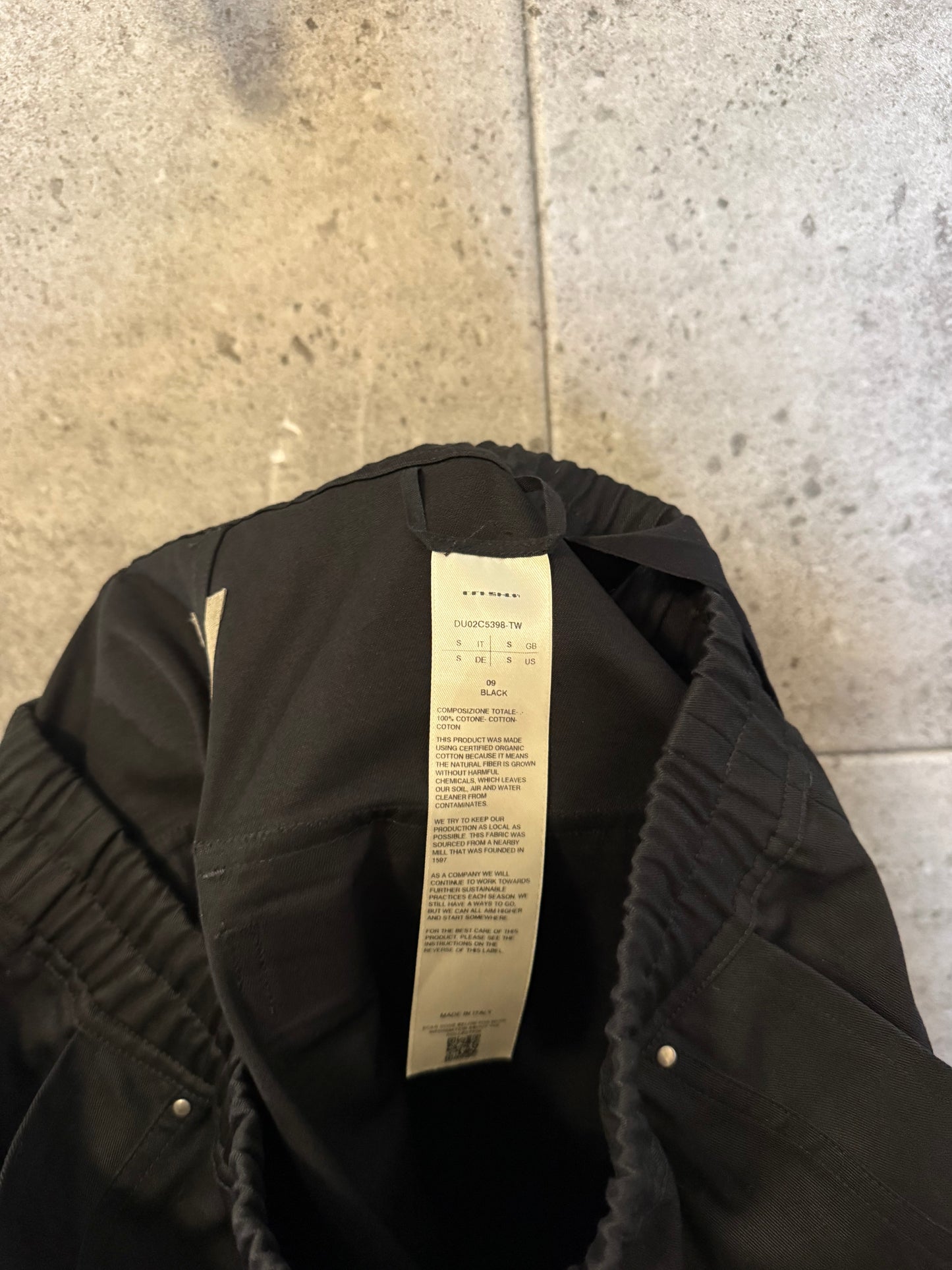 Rick owens cargo bela pants