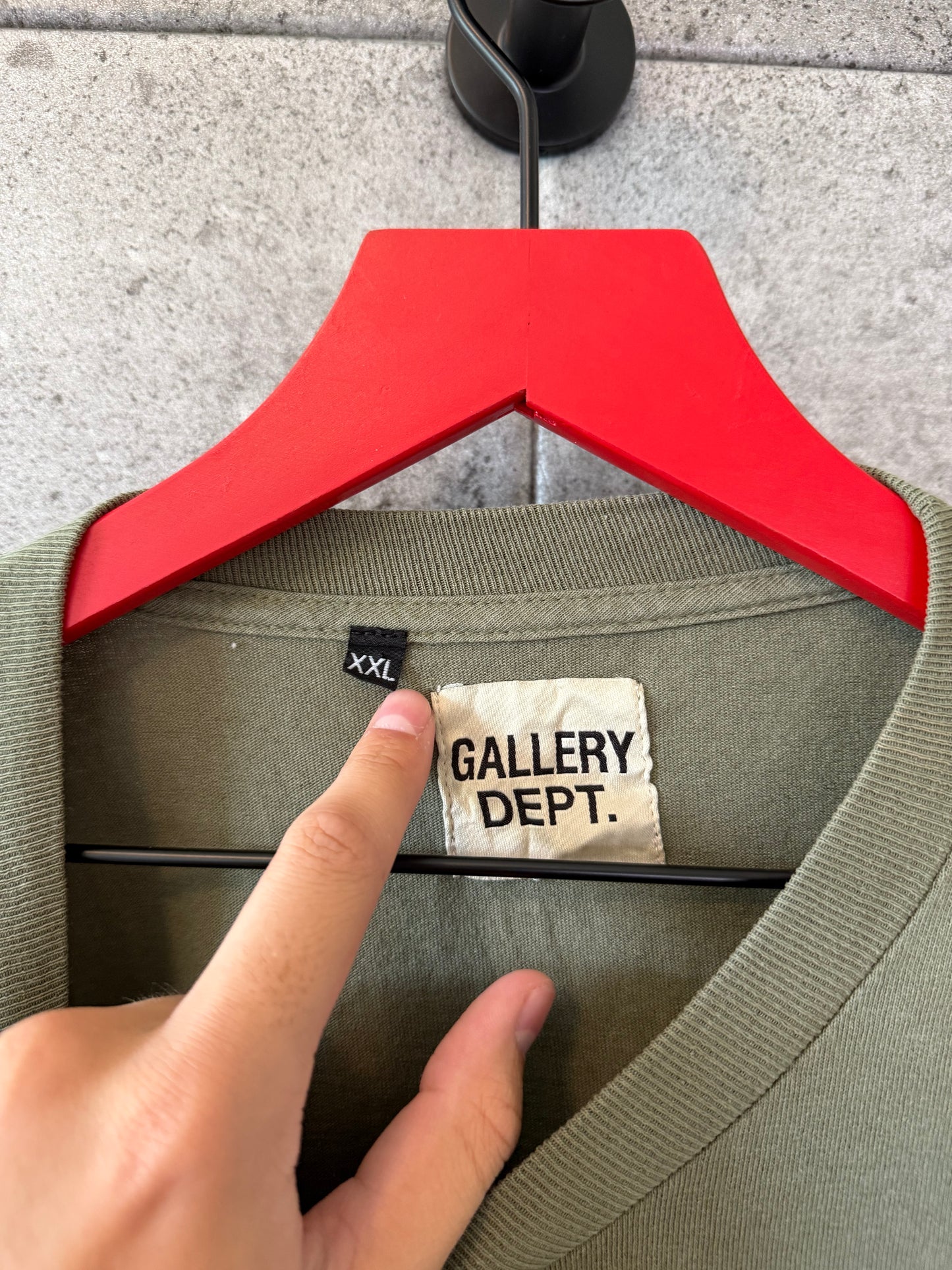 Gallery dept og French logo longsleeve t shirt