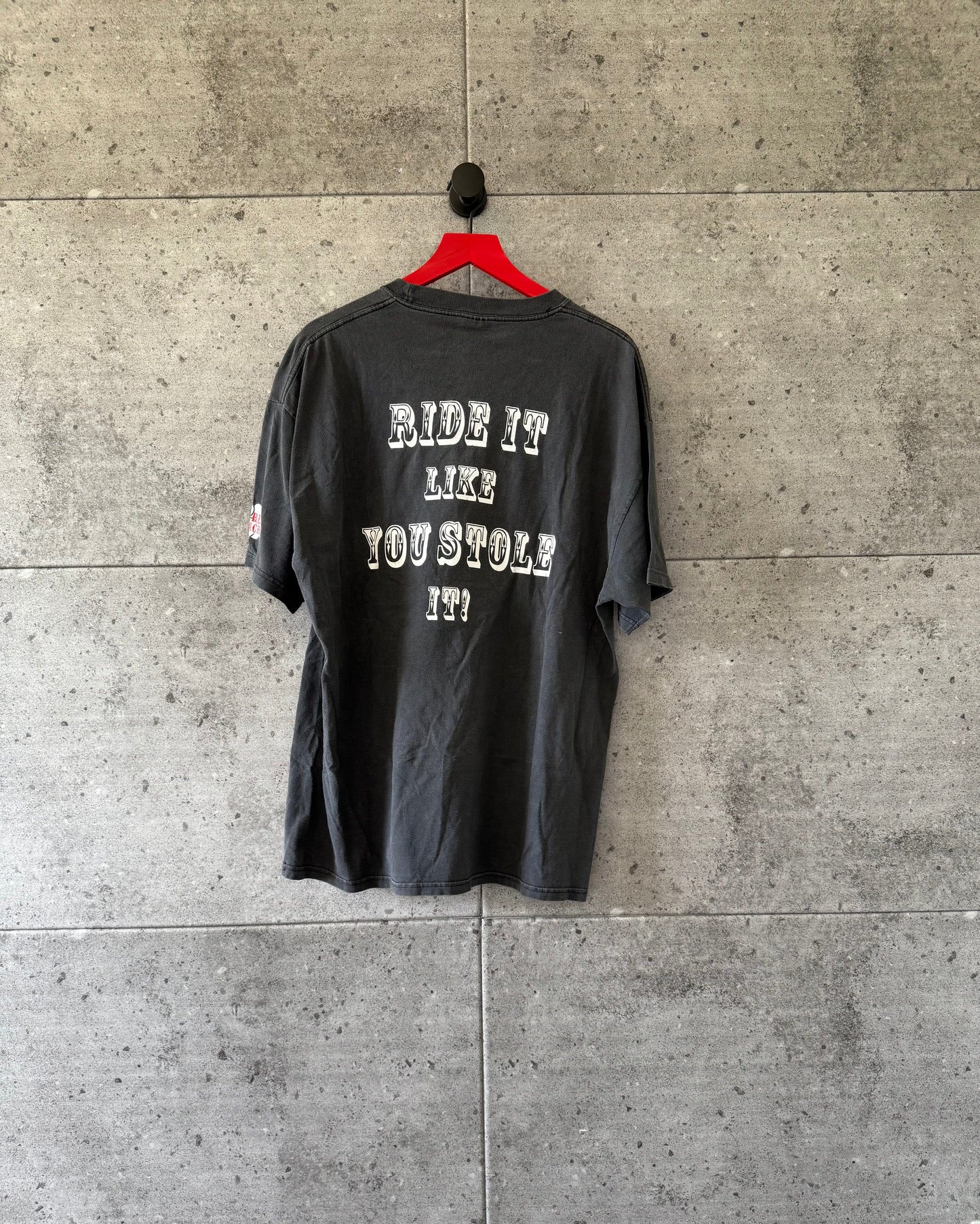 Vintage biker skull t shirt