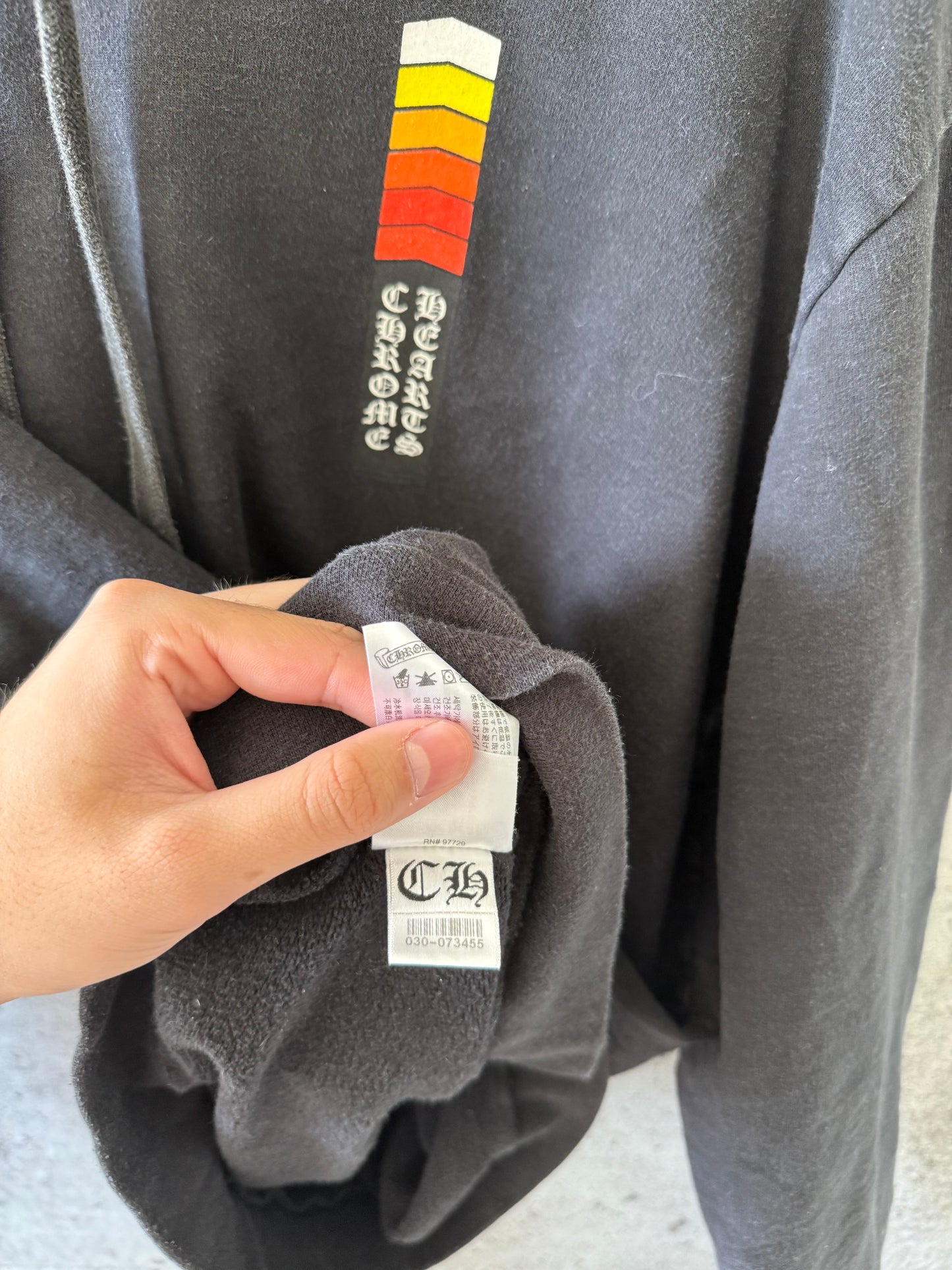 Chrome hearts boost logo hoodie