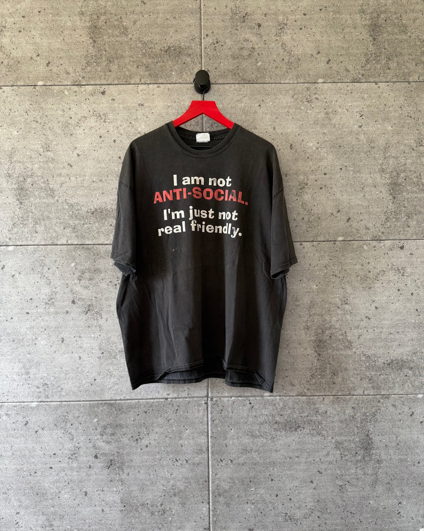 Vintage anti social t shirt