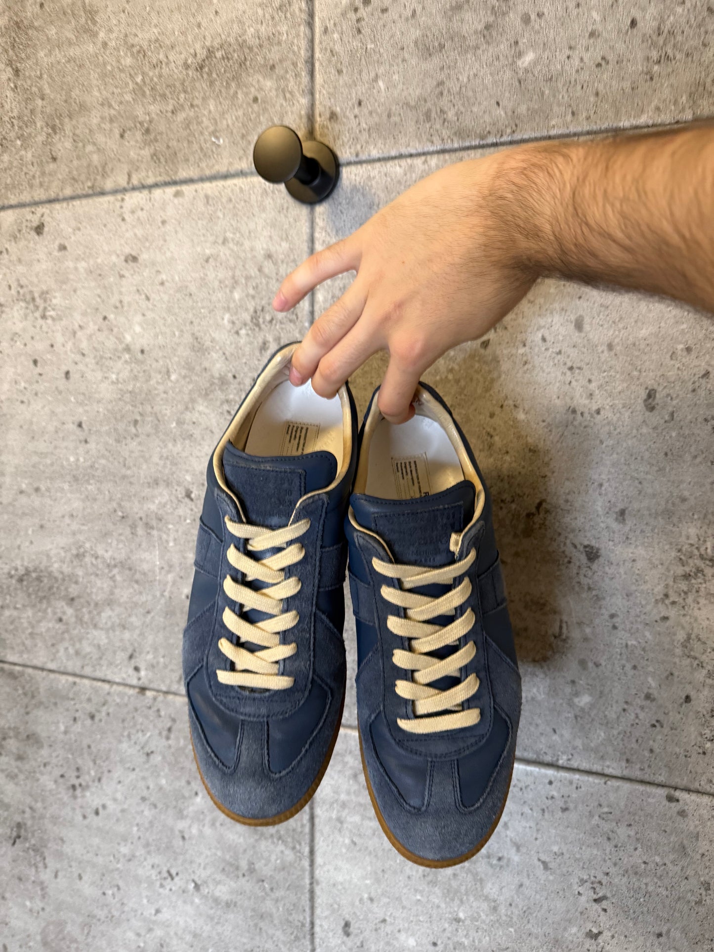 Maison Margiela navy replica gats