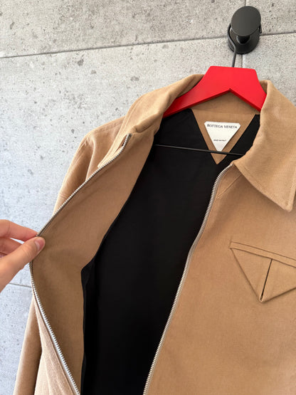 Bottega Veneta cropped blouson work jacket