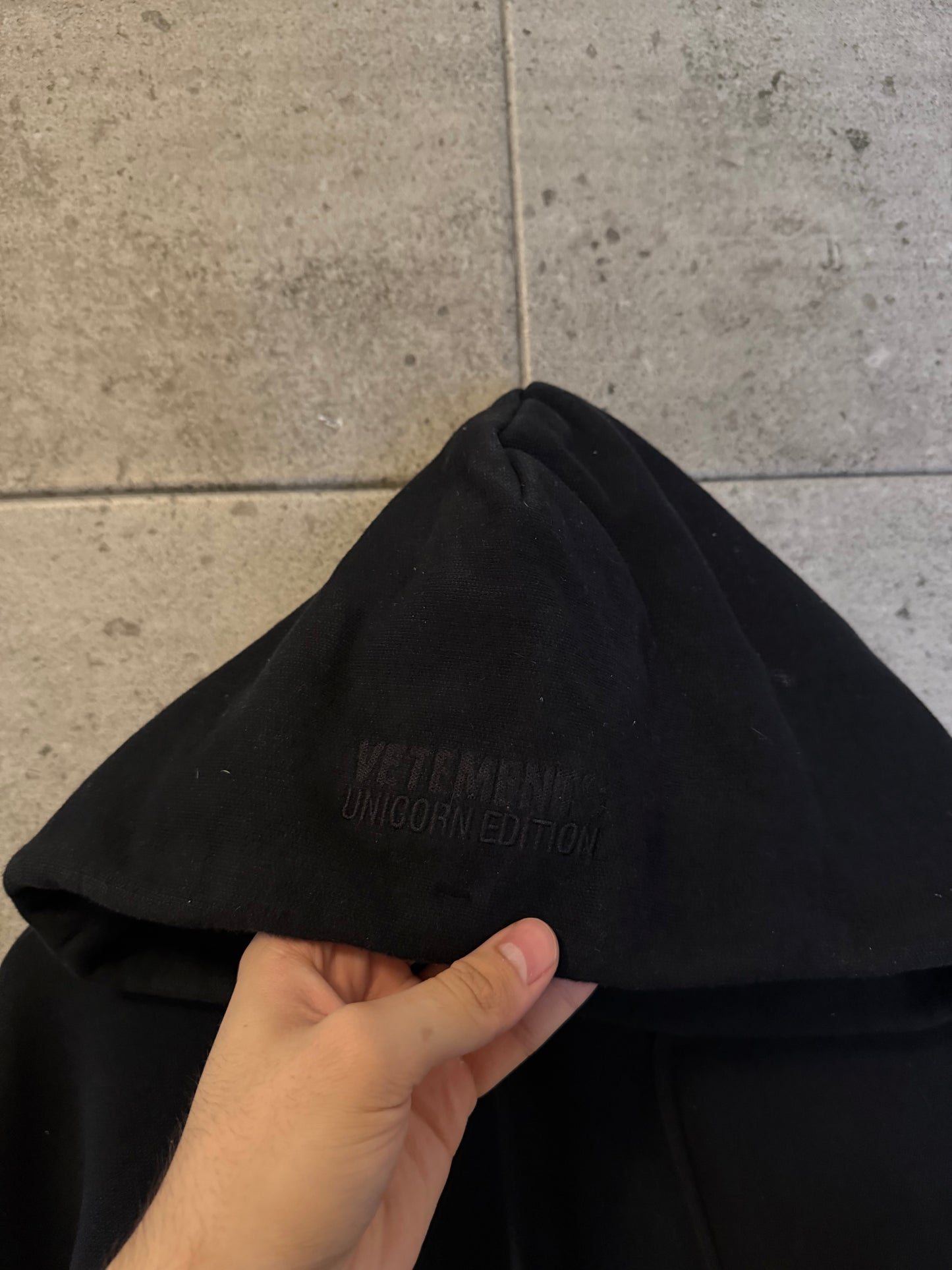 Vetements unicorn hoodie