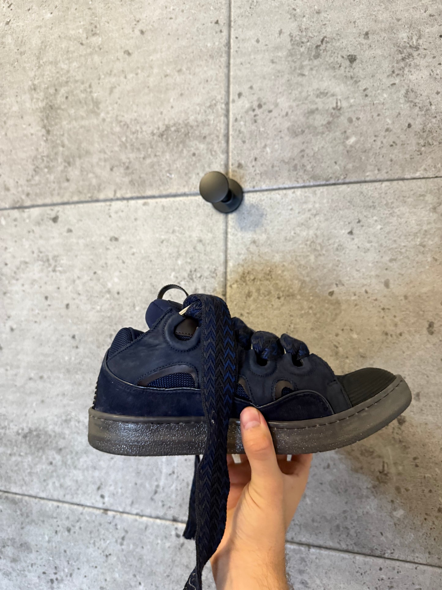 Lanvin curb sneakers