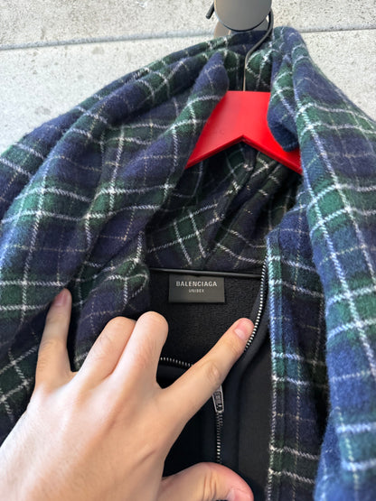 Balenciaga scarf incognito zip up hoodie