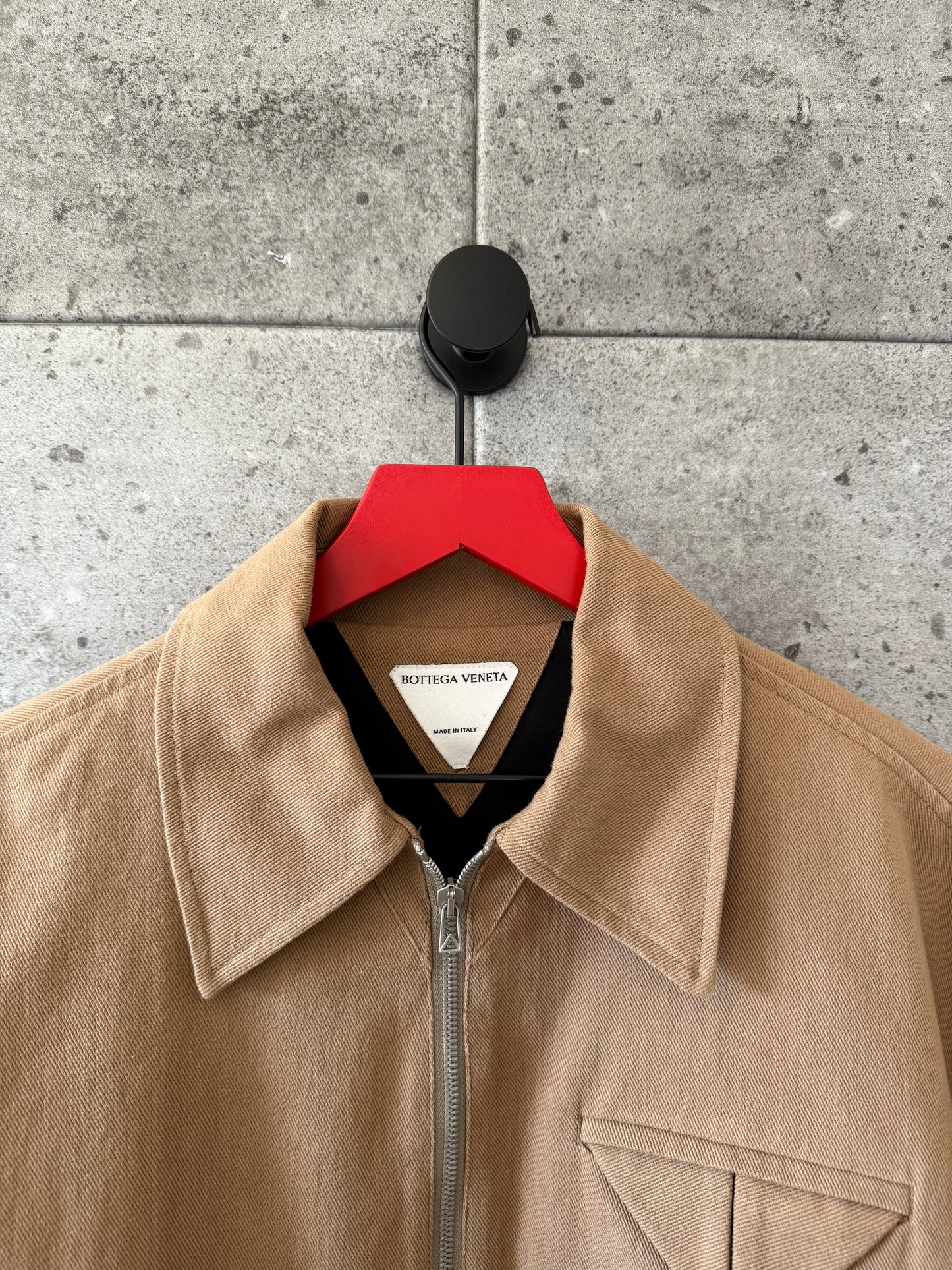 Bottega Veneta cropped blouson work jacket