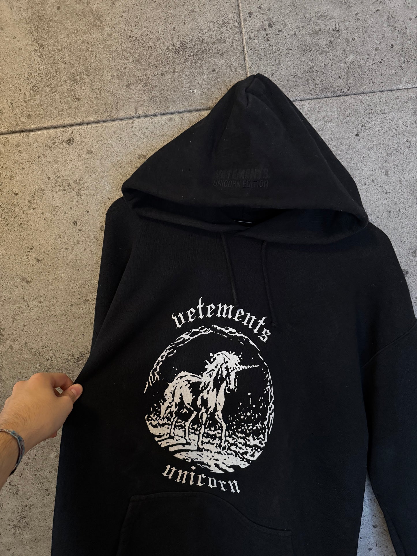 Vetements unicorn hoodie