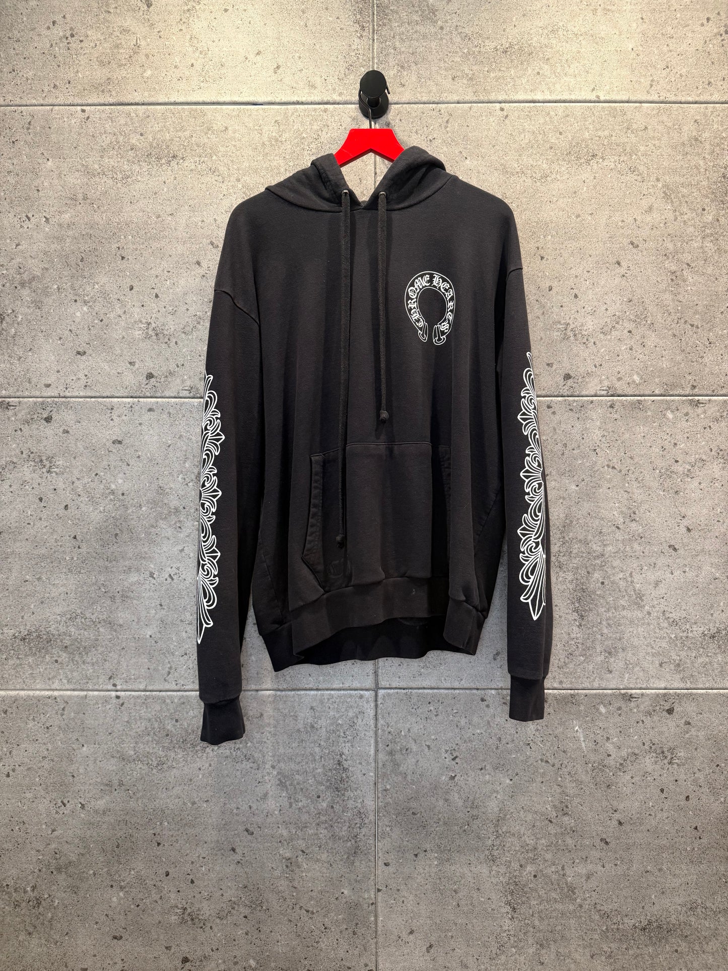 Chrome hearts floral horseshoe hoodie
