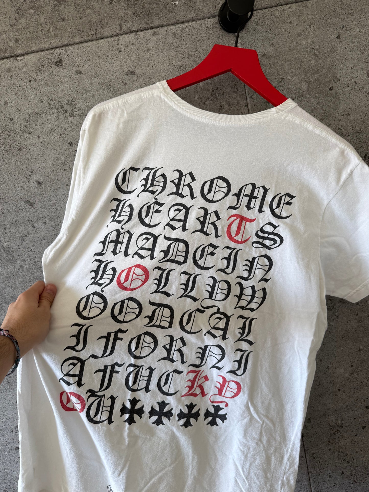 Chrome hearts paragraph t shirt