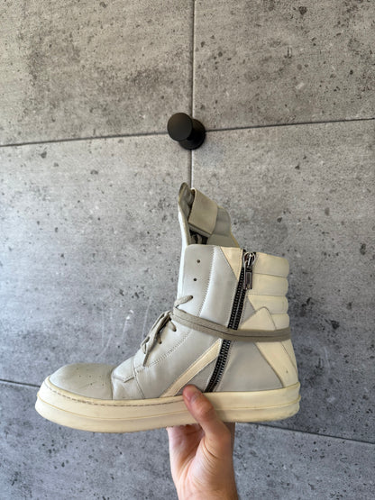 Rick owens baby blue geobaskets