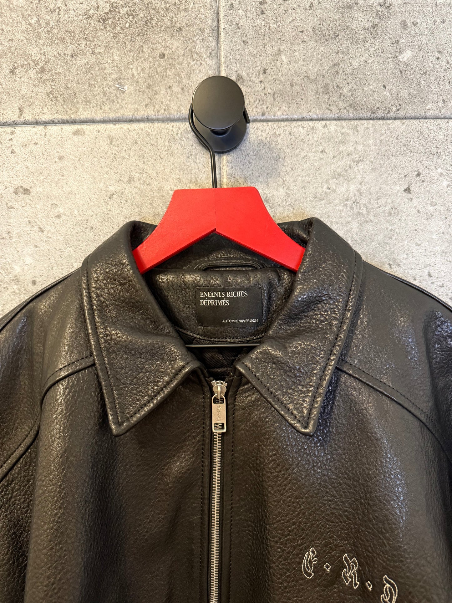 Enfants riches deprimes painters wives leather jacket