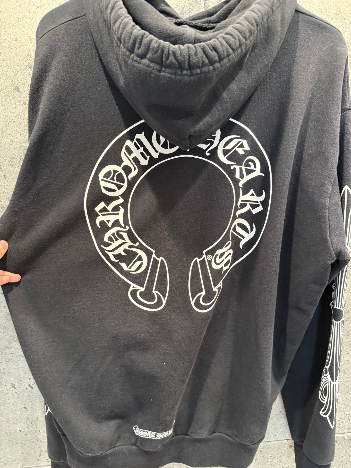 Chrome hearts floral horseshoe hoodie