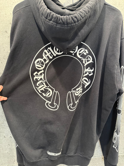 Chrome hearts floral horseshoe hoodie