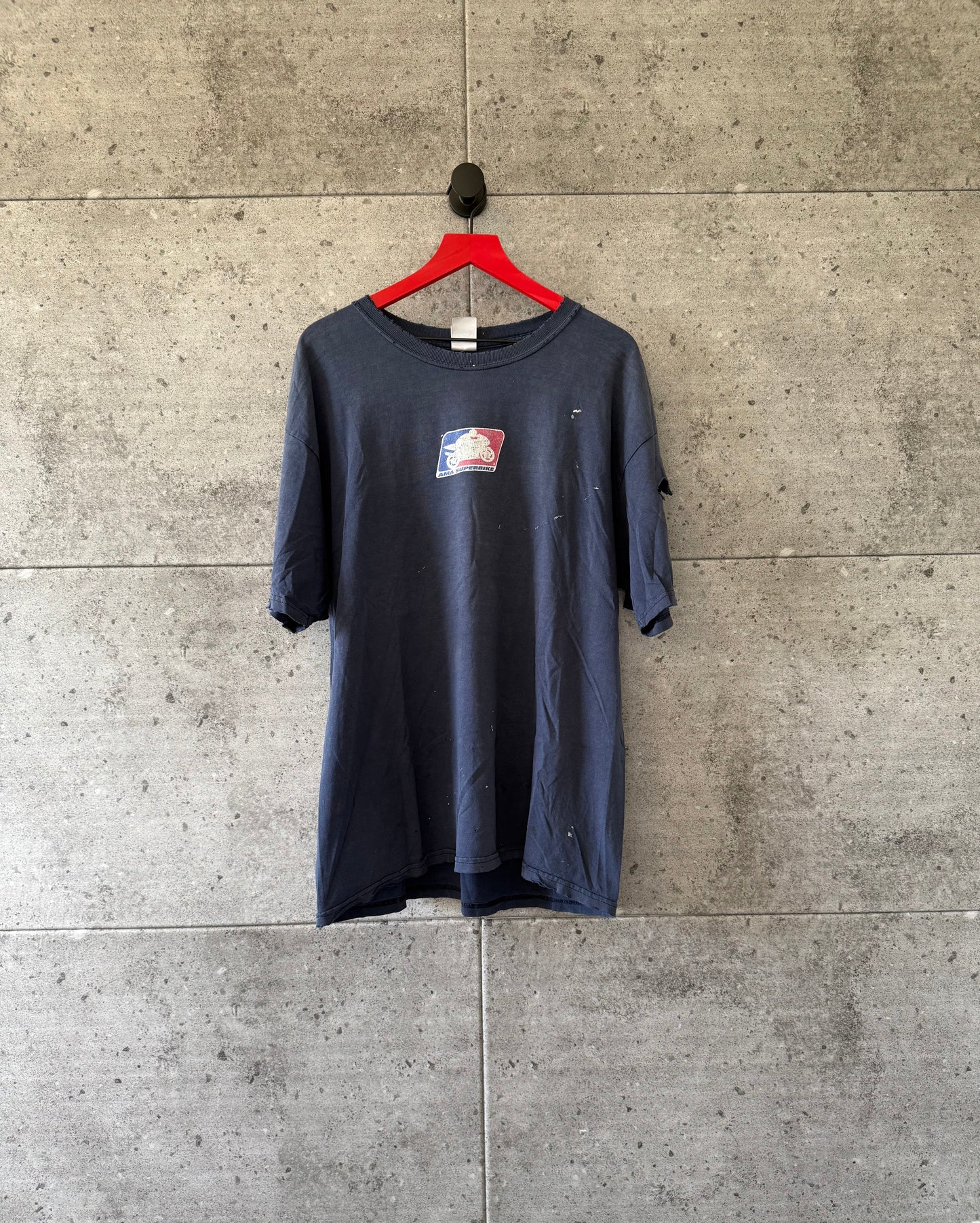 Vintage thrashed moto t shirt