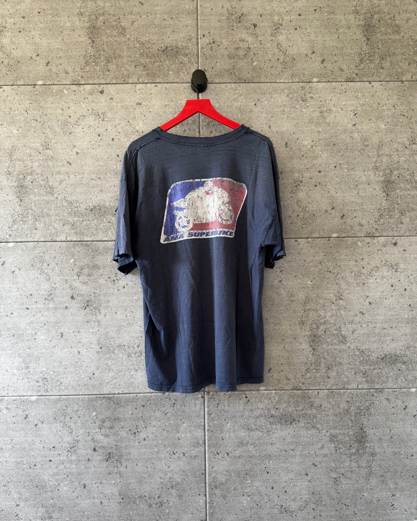 Vintage thrashed moto t shirt