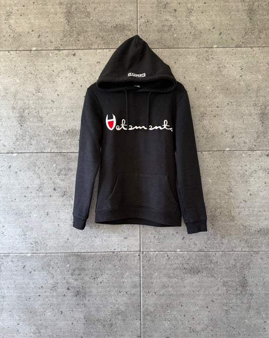 Vetements champion logo 2016 hoodie