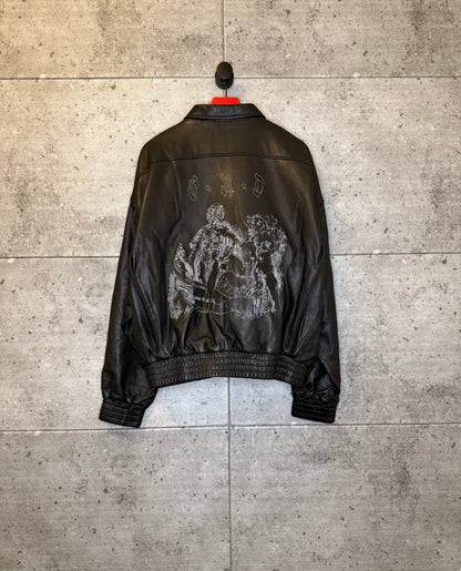 Enfants riches deprimes painters wives leather jacket