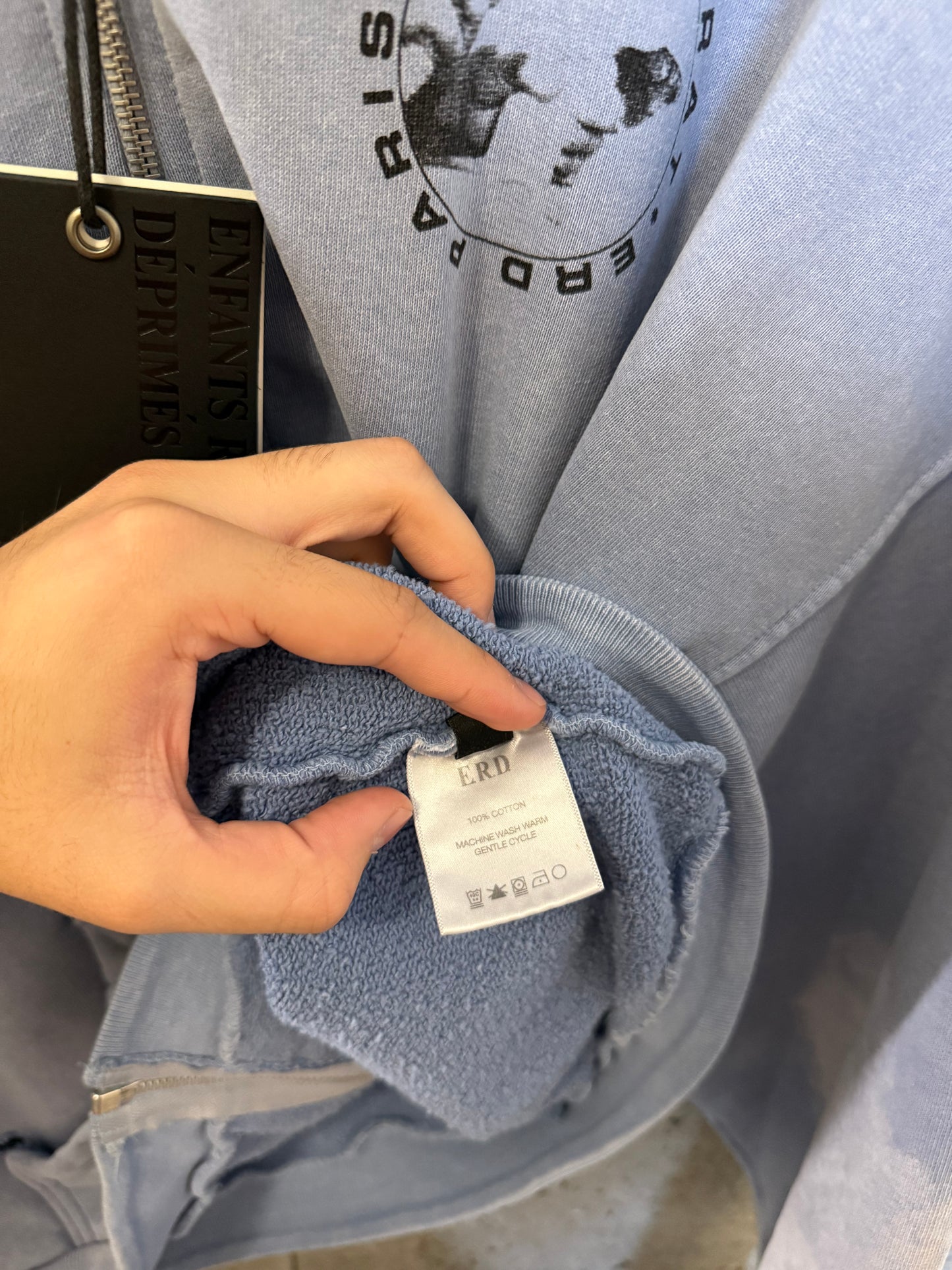 Enfants riches deprimes tabac rat zip up hoodie