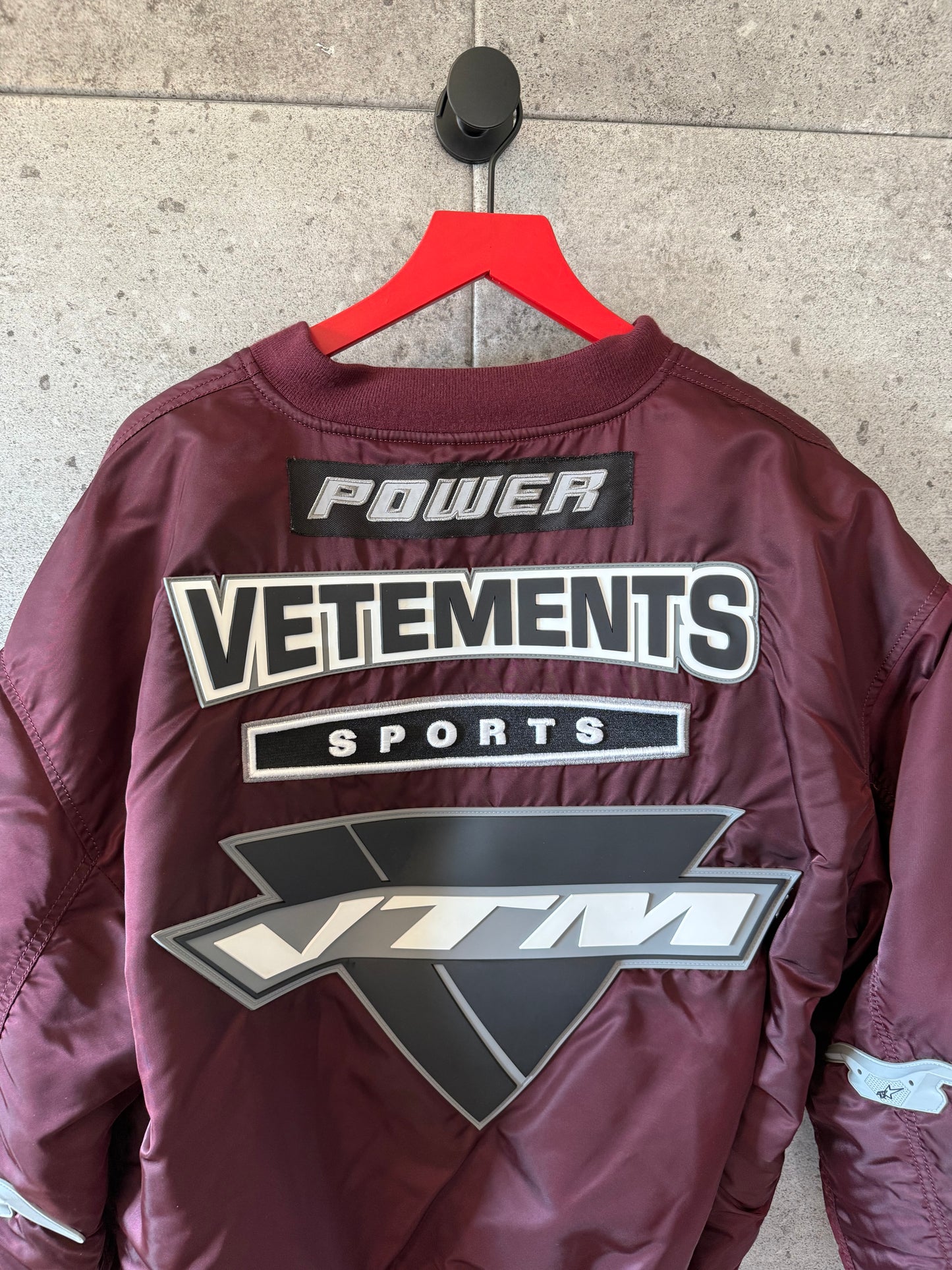 Vetements alpha industries racing jacket