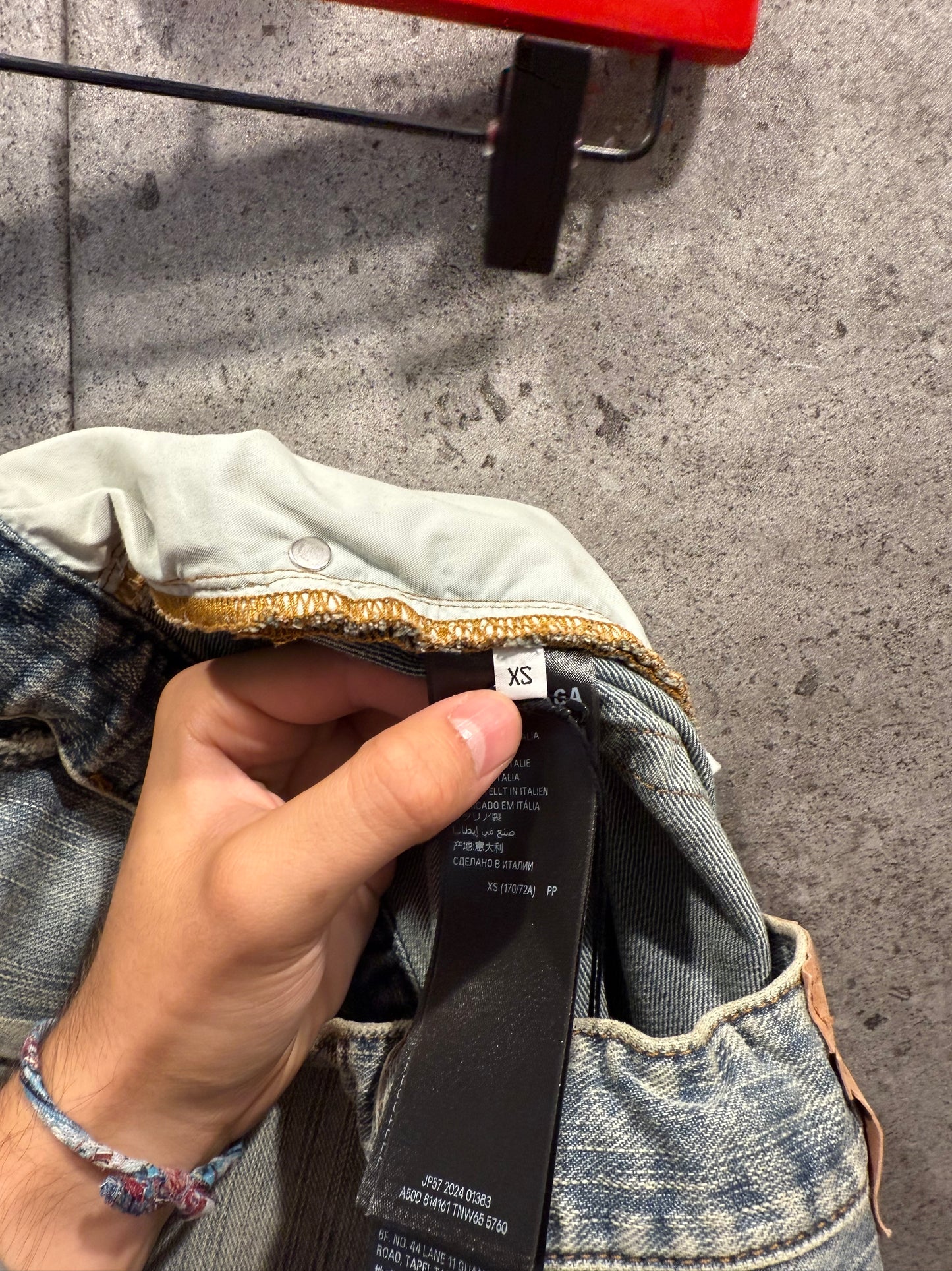 Balenciaga george V baggy denim