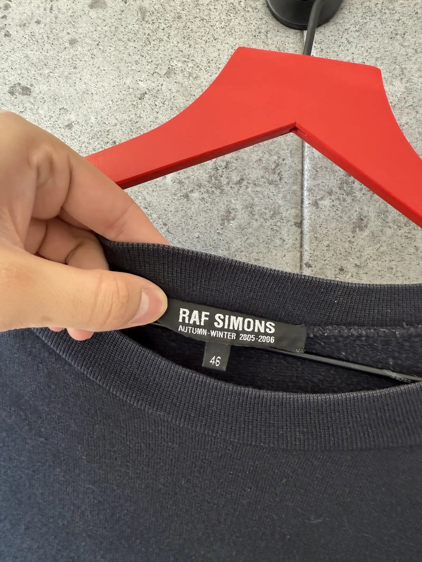 Raf simons haunted places crewneck