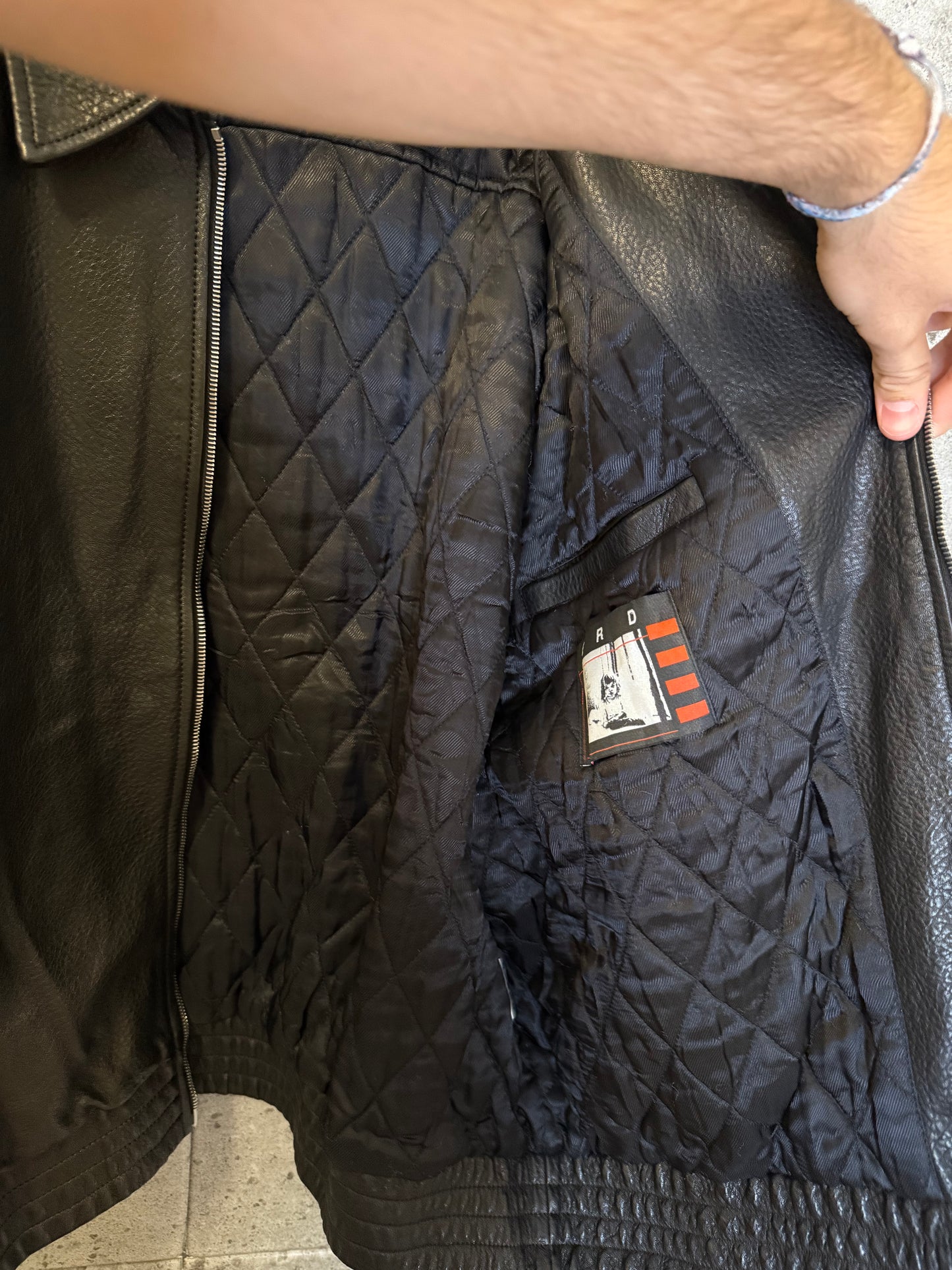 Enfants riches deprimes painters wives leather jacket