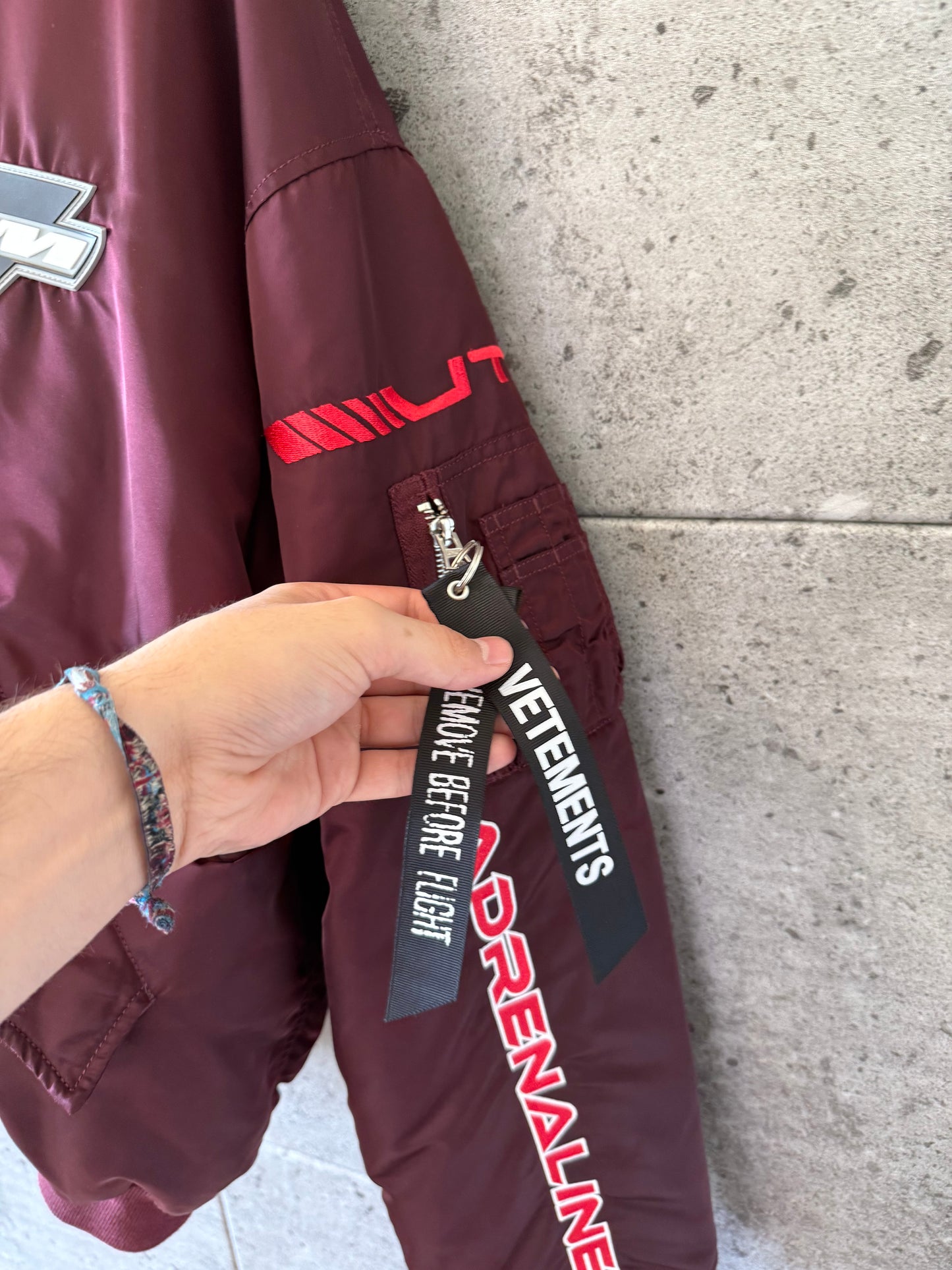 Vetements alpha industries racing jacket