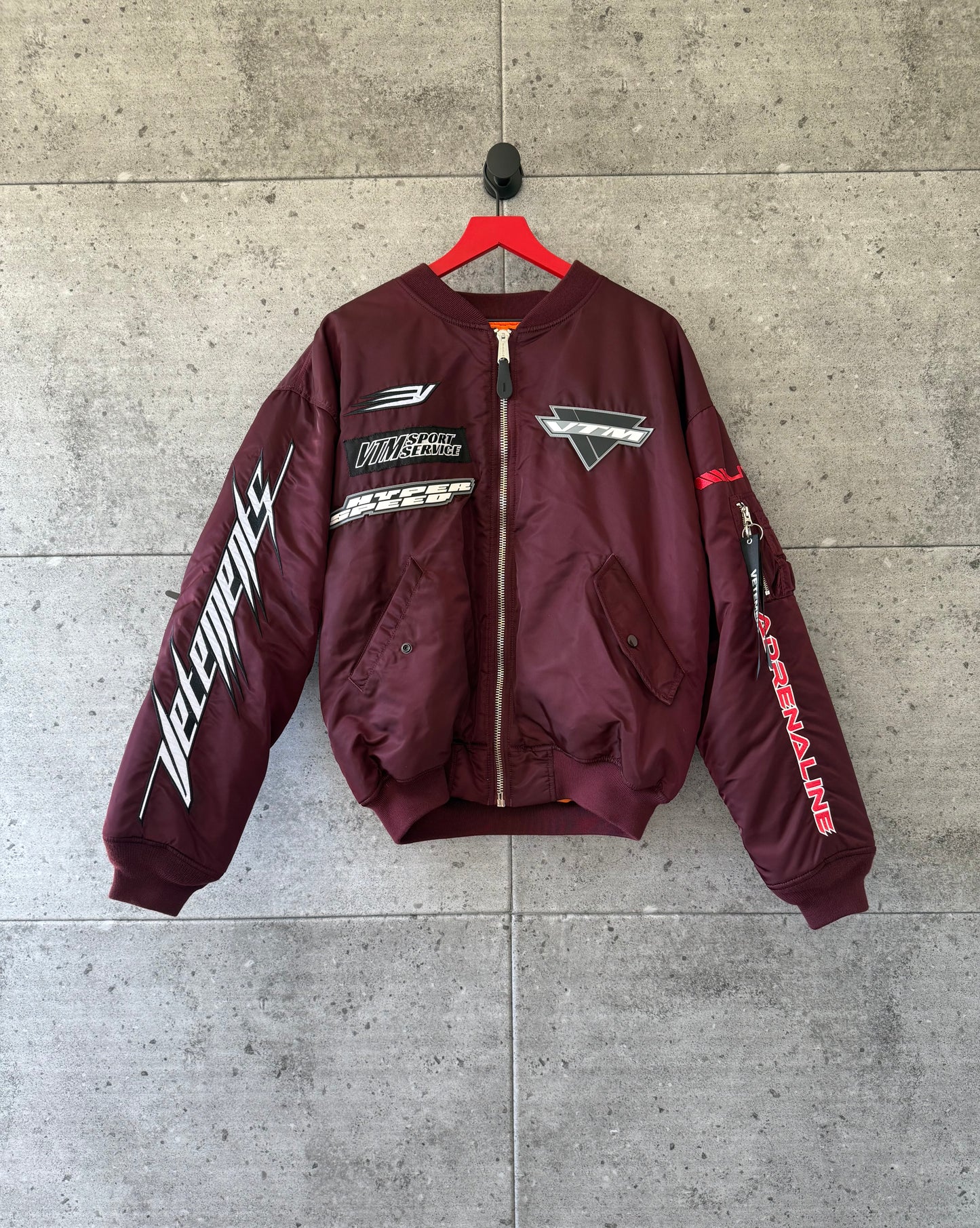 Vetements alpha industries racing jacket