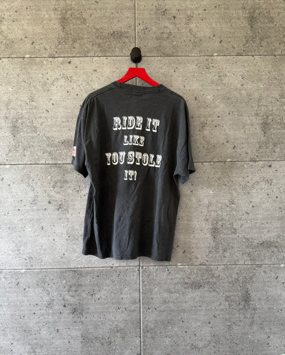 Vintage biker skull t shirt