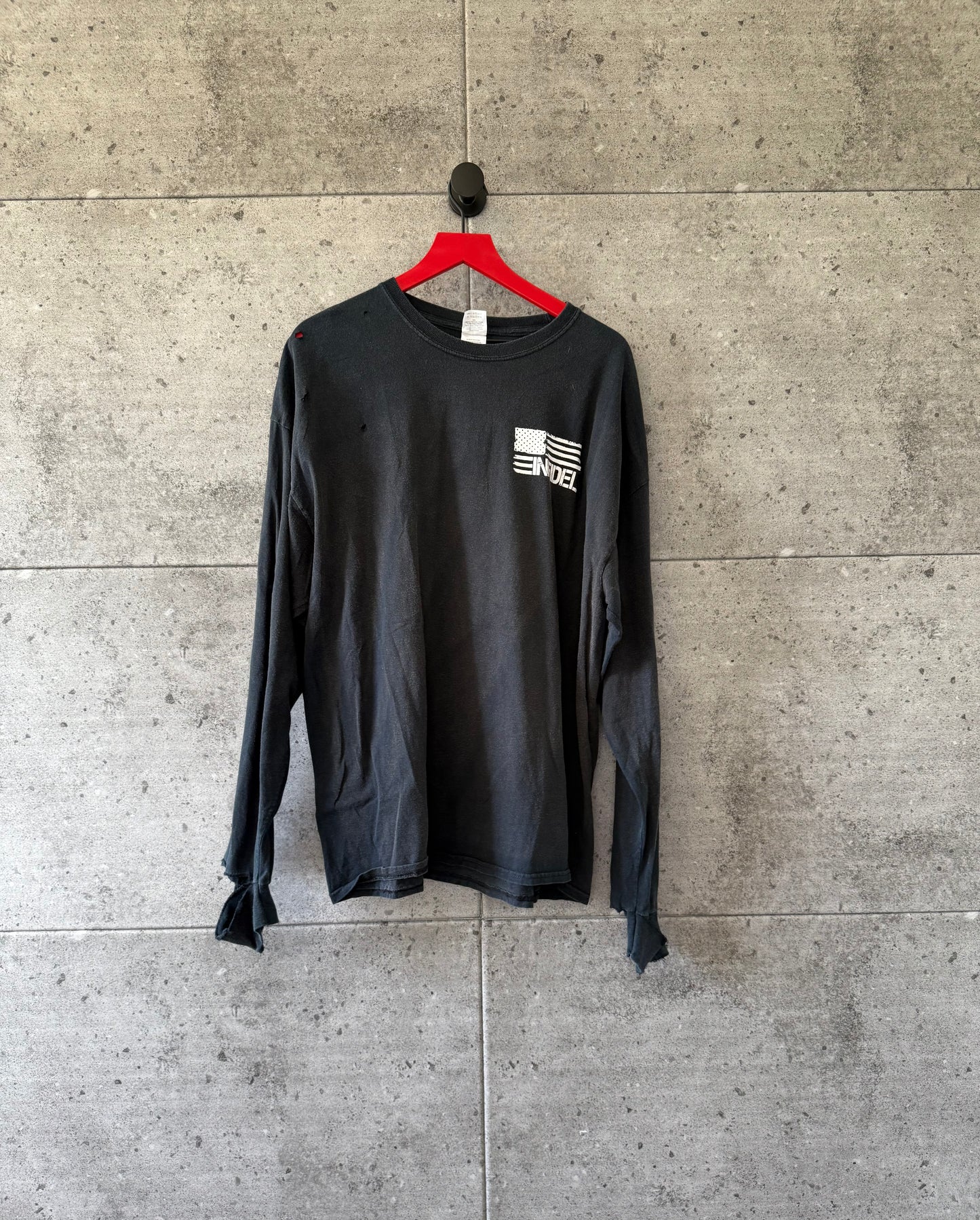 Vintage thrashed infidel longsleeve t shirt