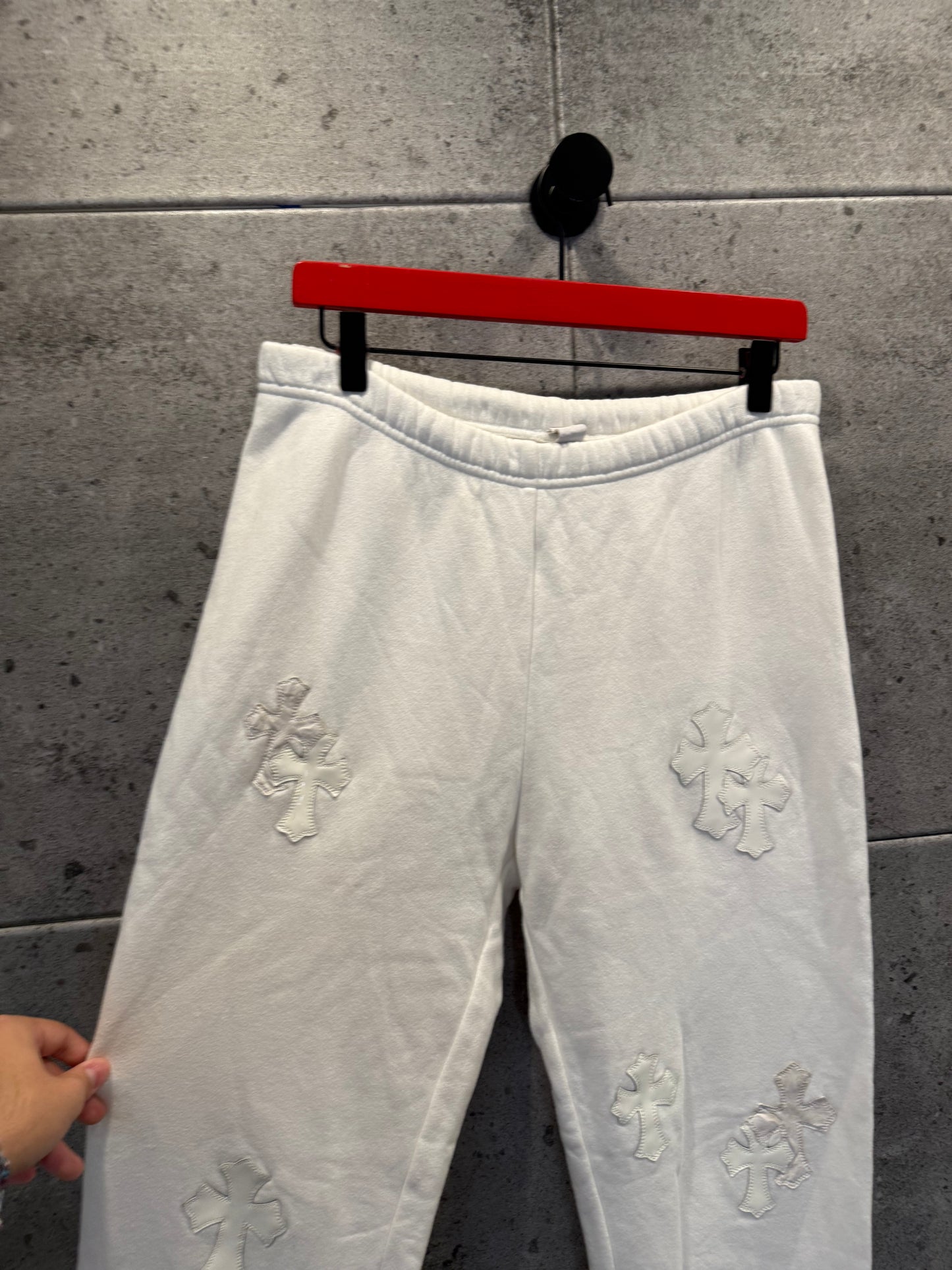 Chrome hearts cross patch sweatpants