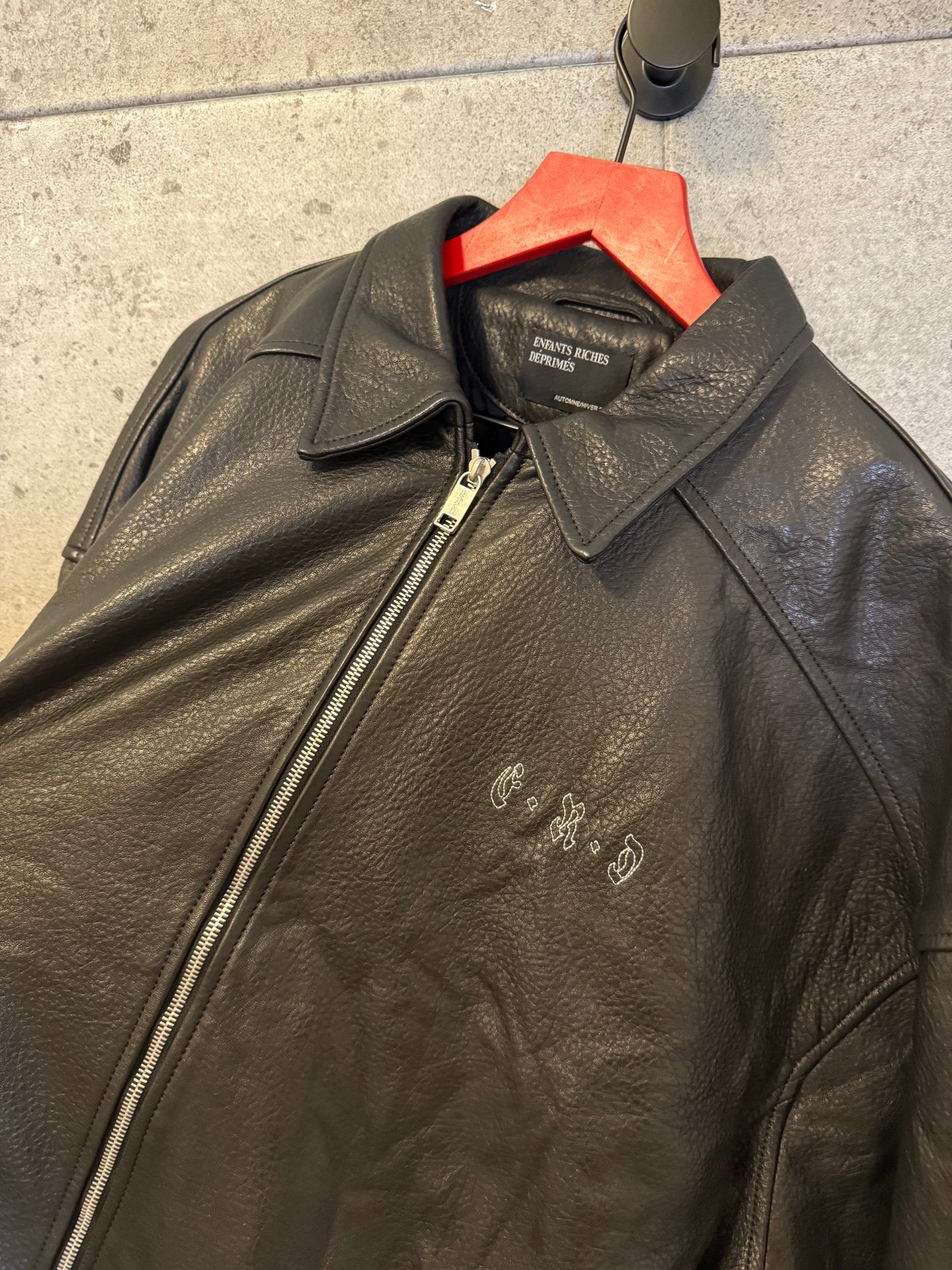 Enfants riches deprimes painters wives leather jacket