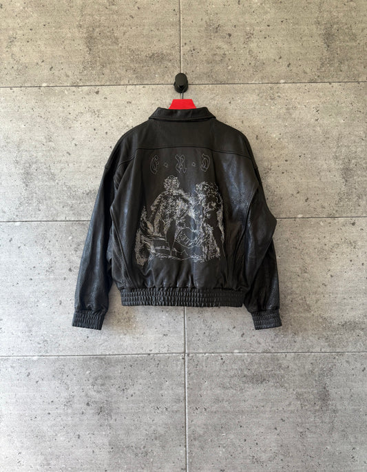 Enfants riches deprimes painters wives leather jacket