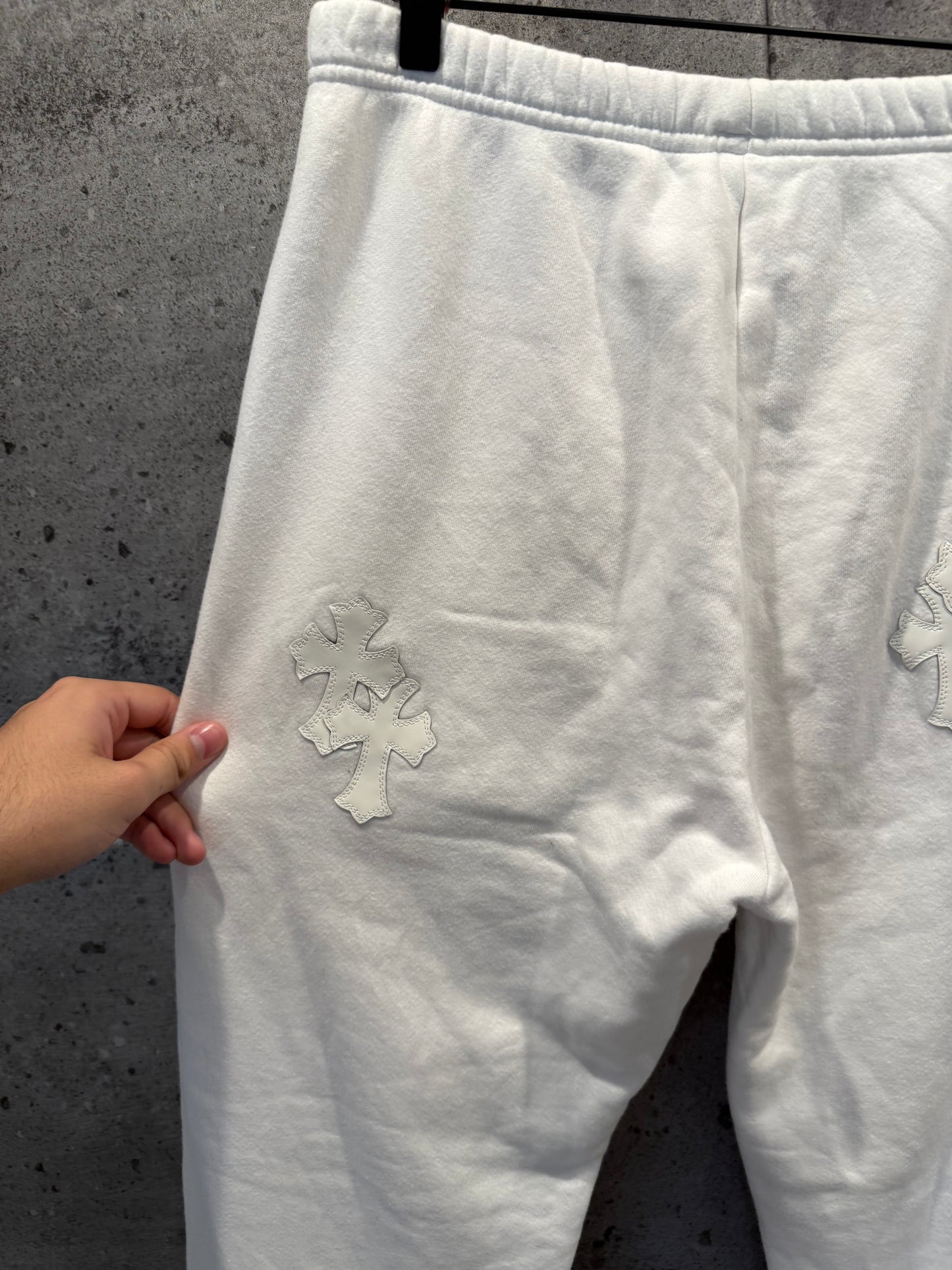 Chrome hearts cross patch sweatpants