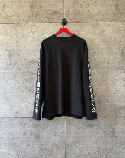 Vetements gothic longsleeve t shirt