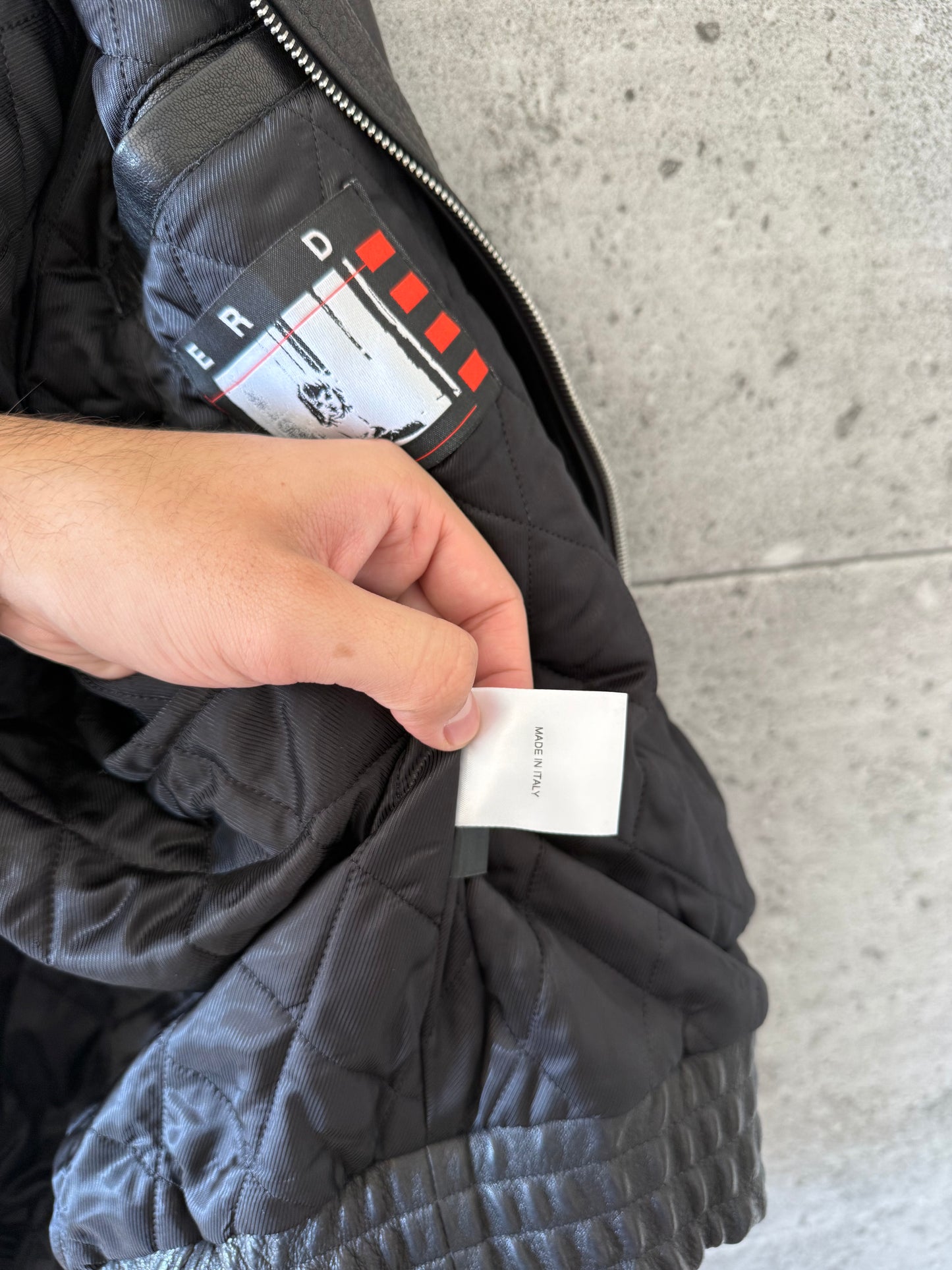 Enfants riches deprimes painters wives leather jacket