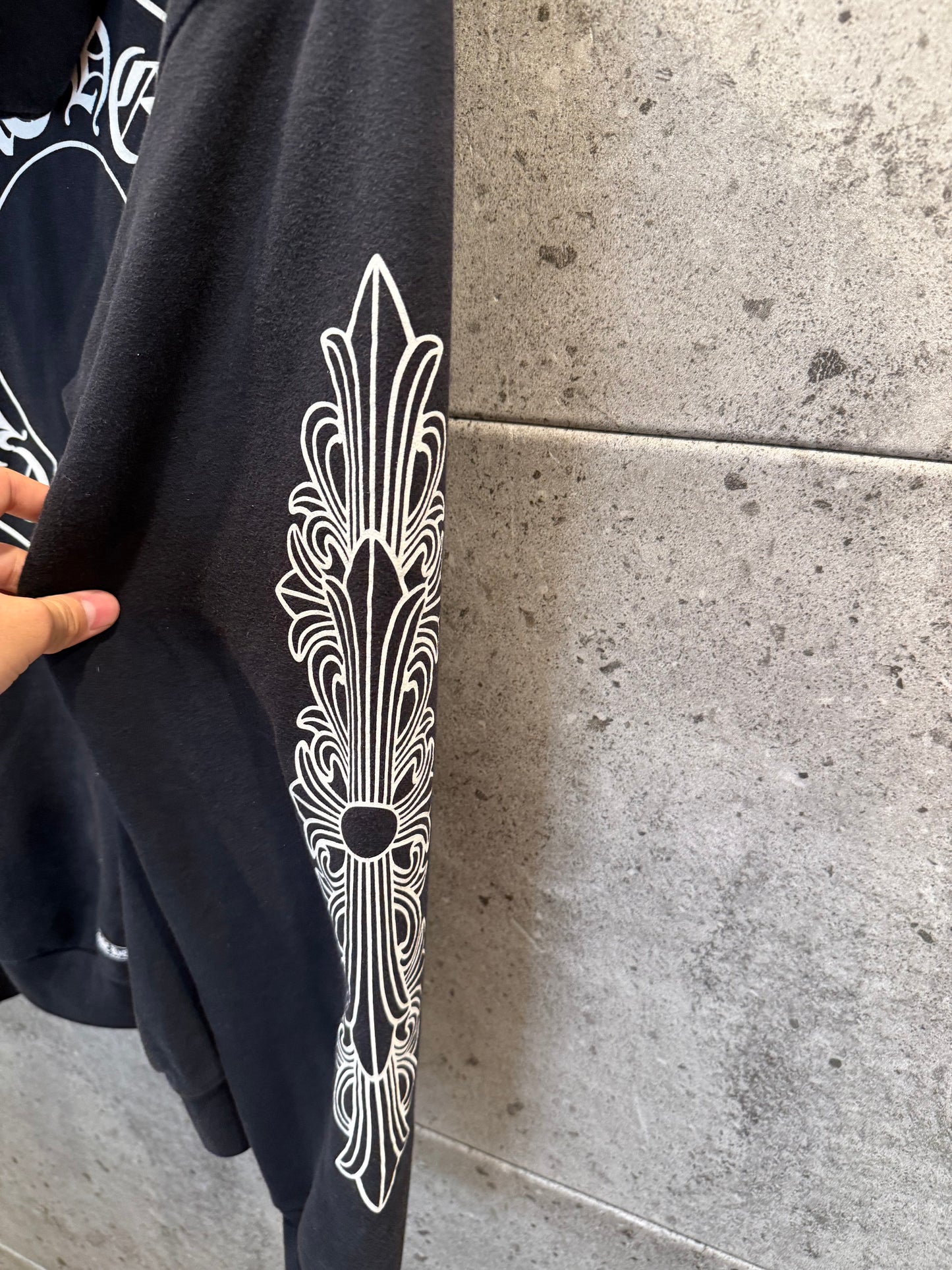 Chrome hearts floral horseshoe hoodie