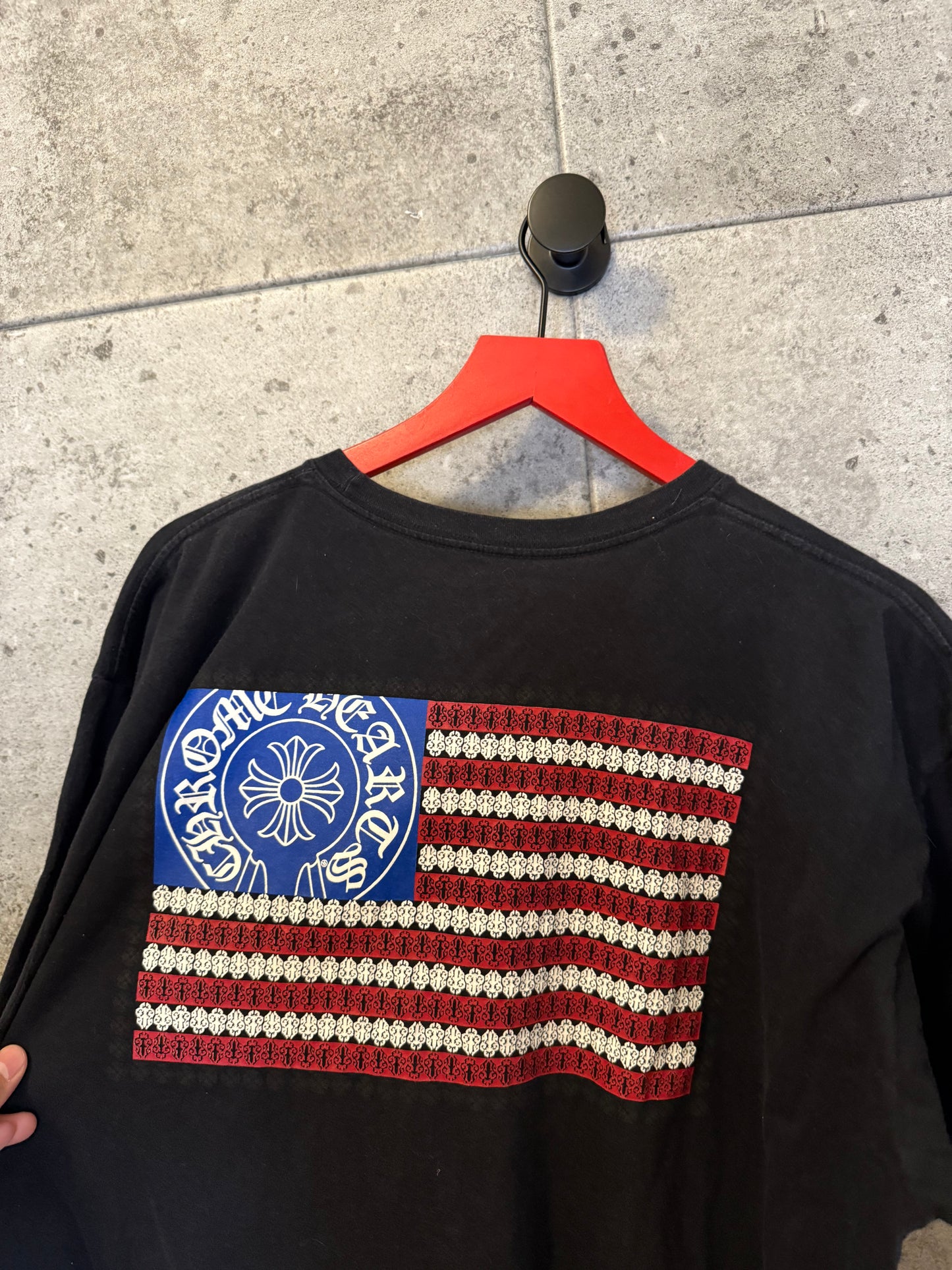 Chrome hearts American flag t shirt