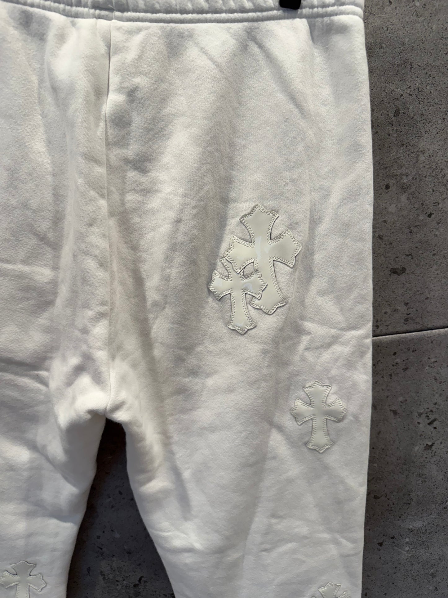 Chrome hearts cross patch sweatpants