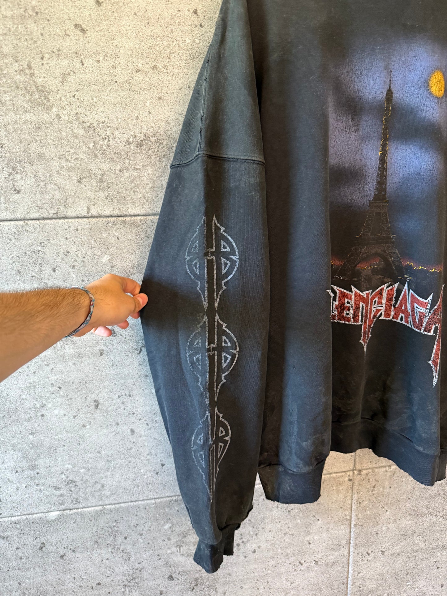Balenciaga Paris moon hoodie