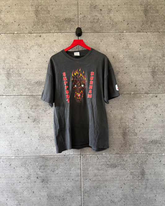 Vintage biker skull t shirt