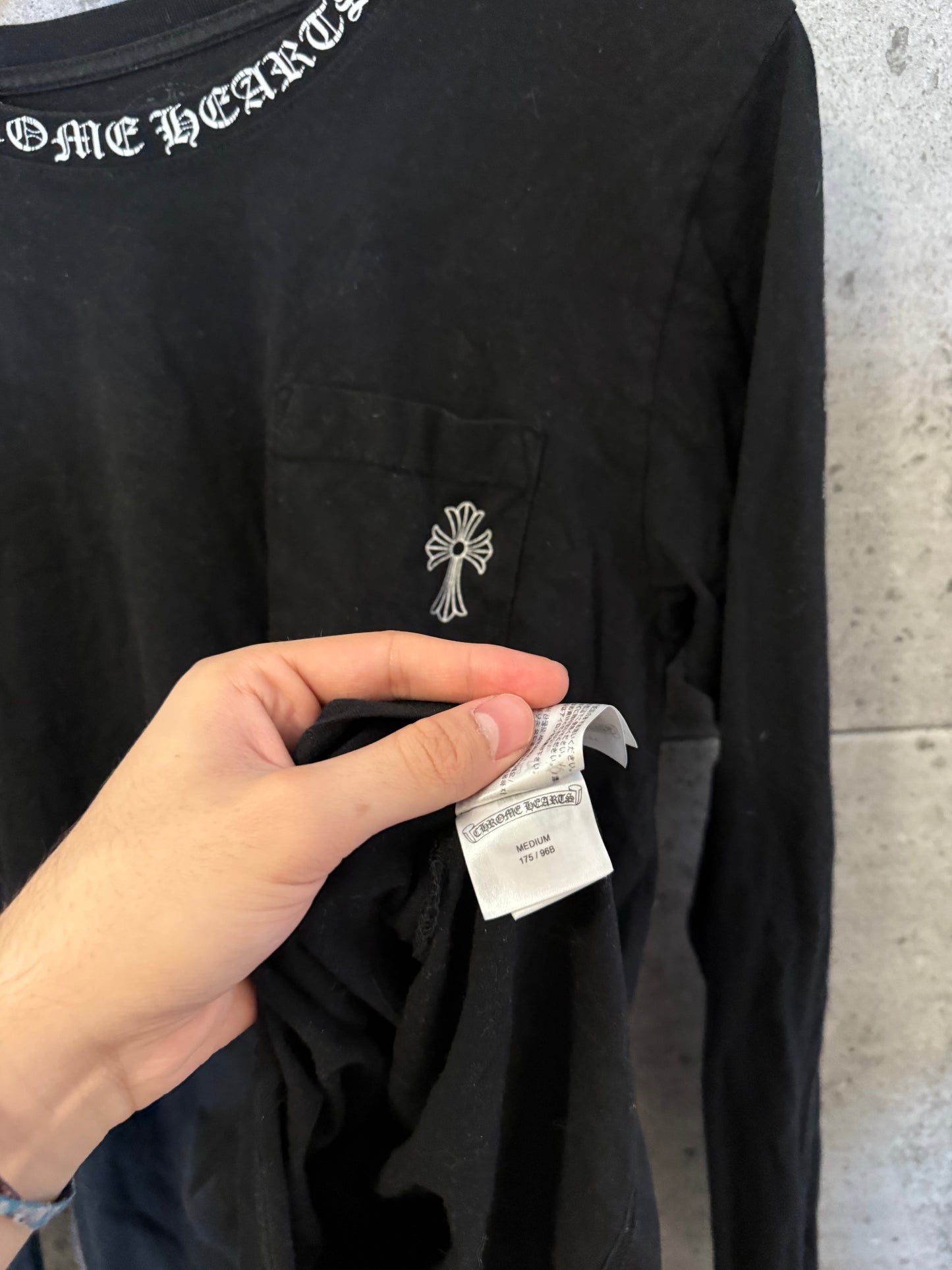 Chrome hearts cross longsleeve t shirt