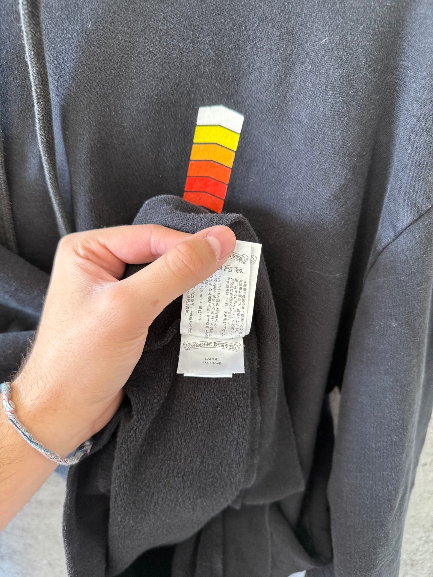 Chrome hearts boost logo hoodie