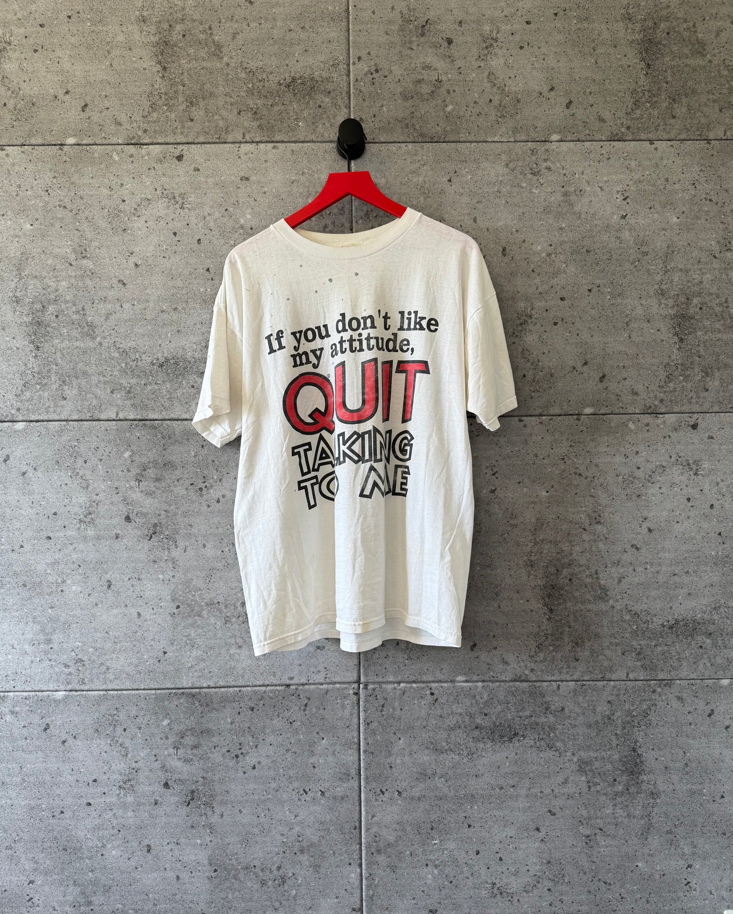 Vintage thrashed quit t shirt