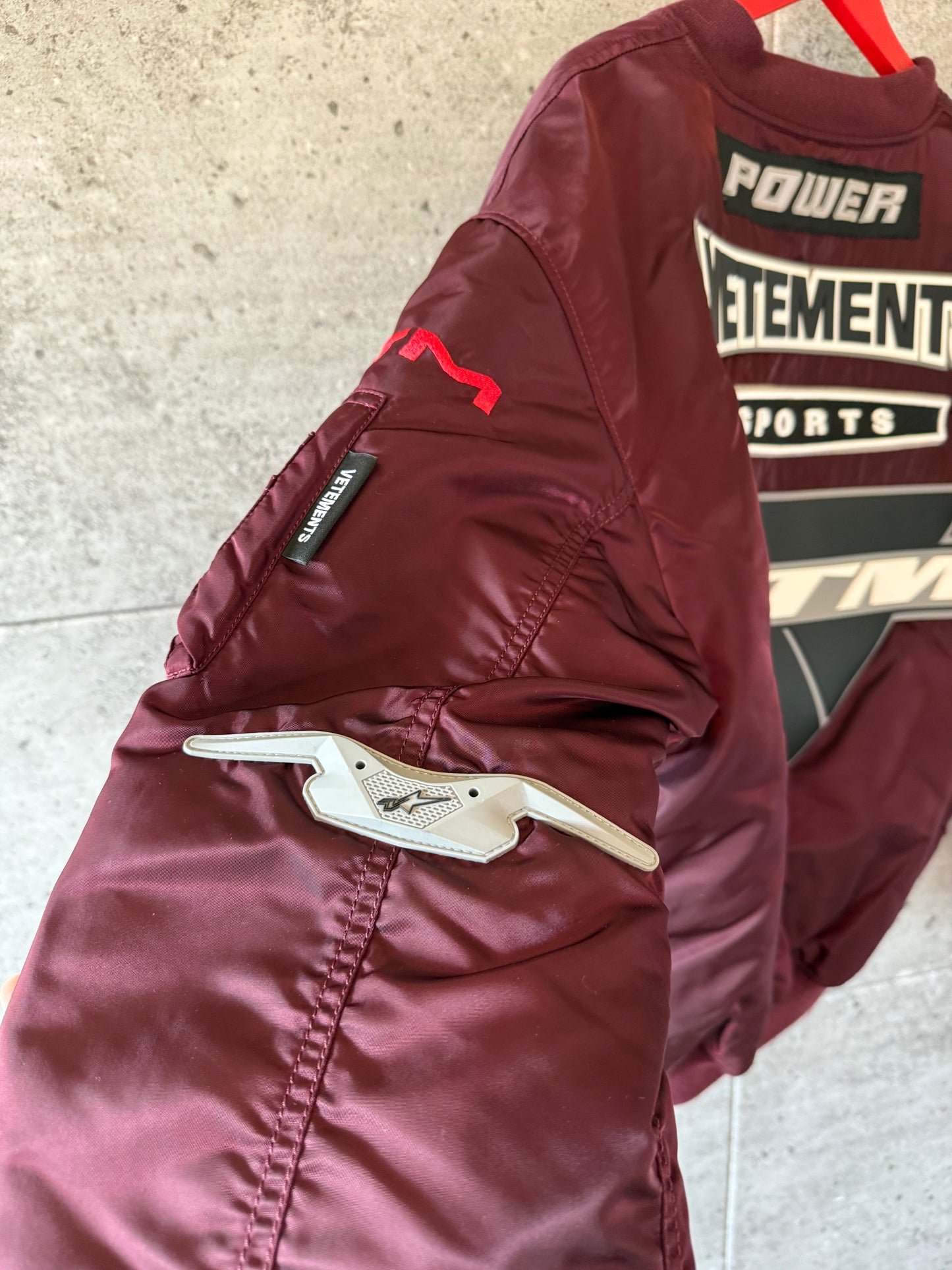 Vetements alpha industries racing jacket