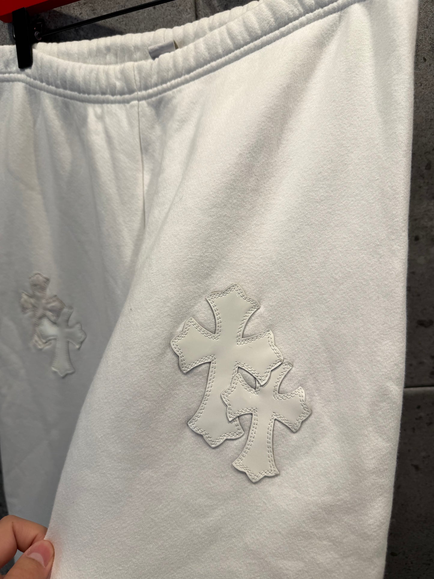 Chrome hearts cross patch sweatpants