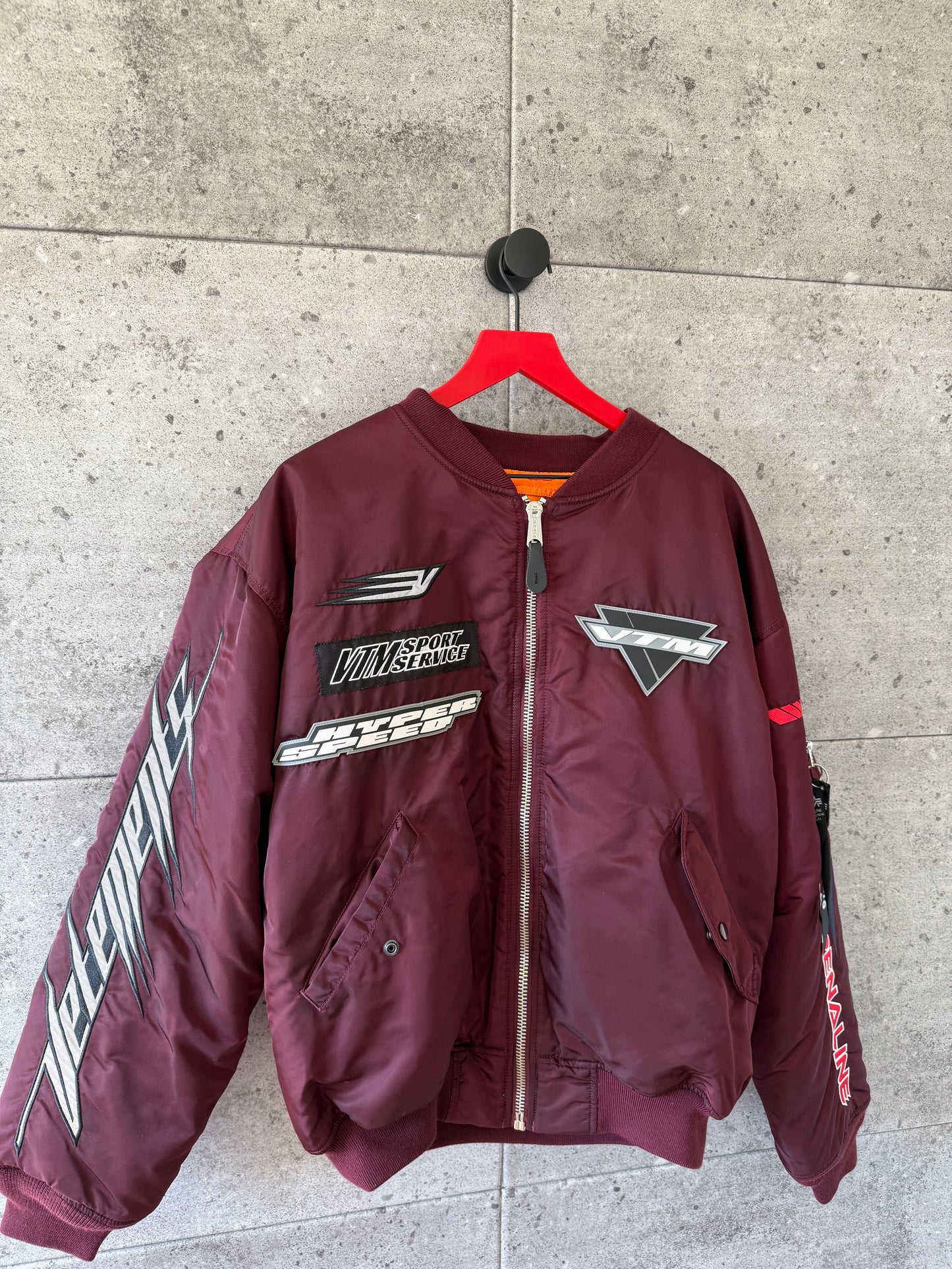 Vetements alpha industries racing jacket